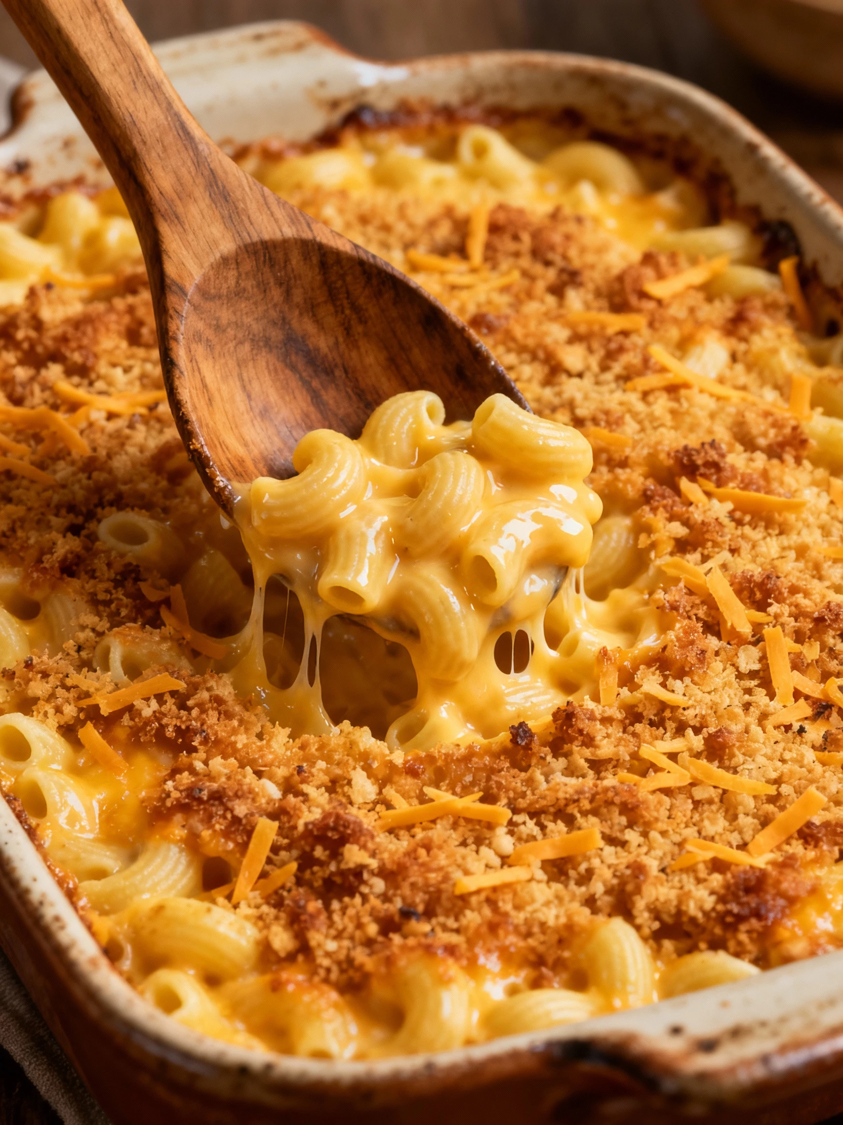 Baked Macaroni and Cheese finished
