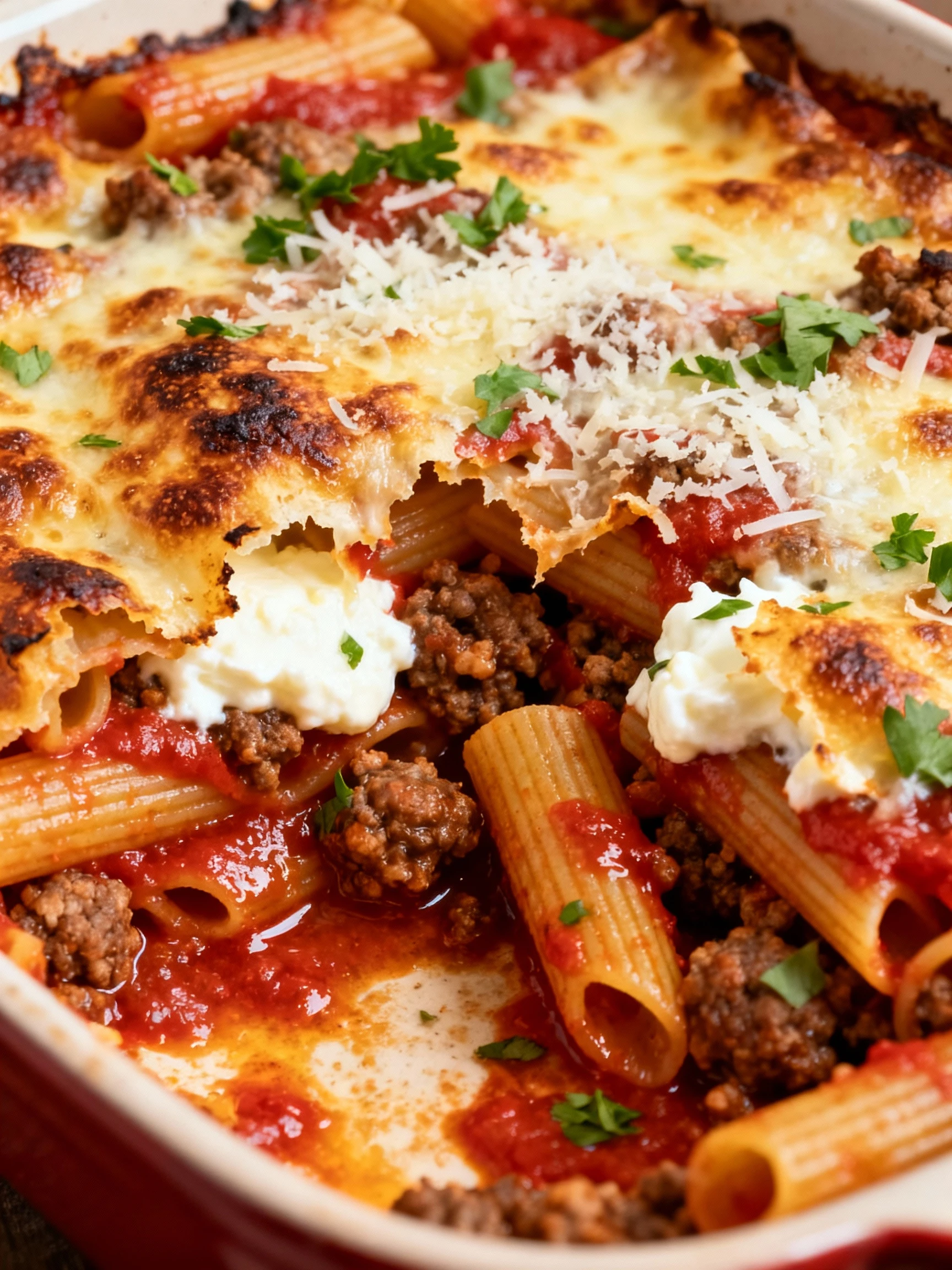 Baked Ziti finished
