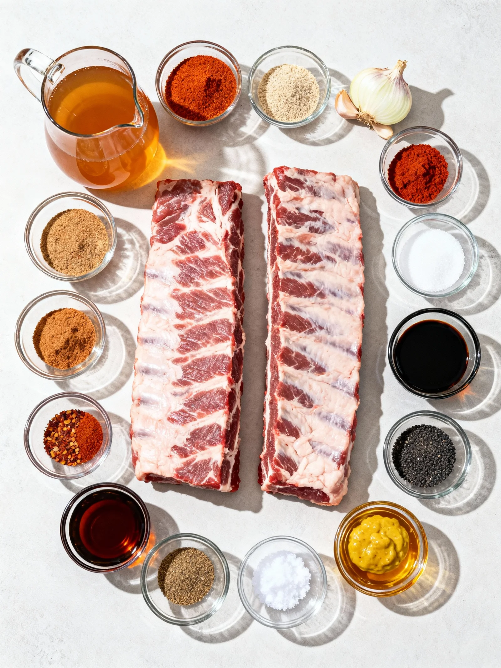 BBQ Ribs ingredients