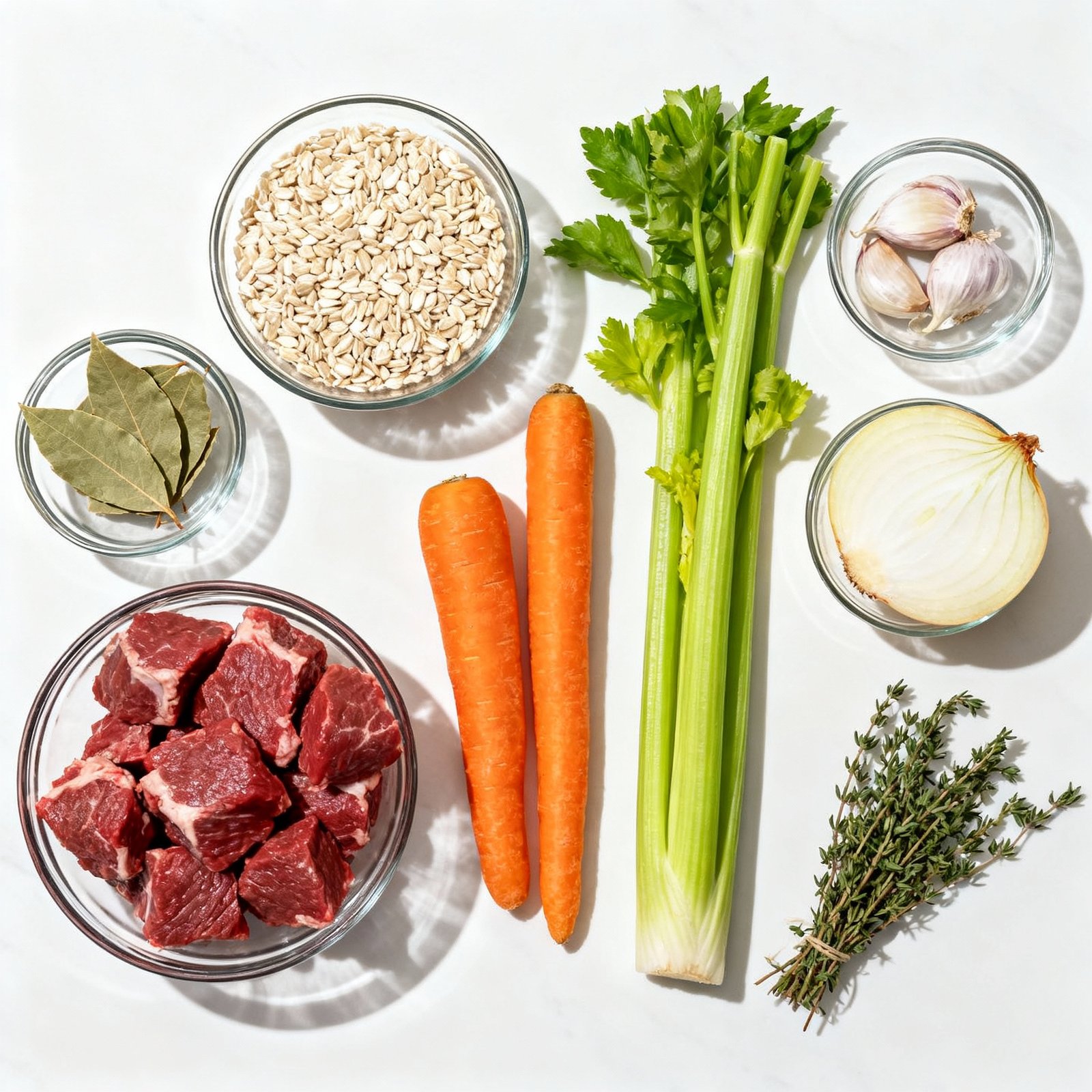 Beef Barley Soup ingredients