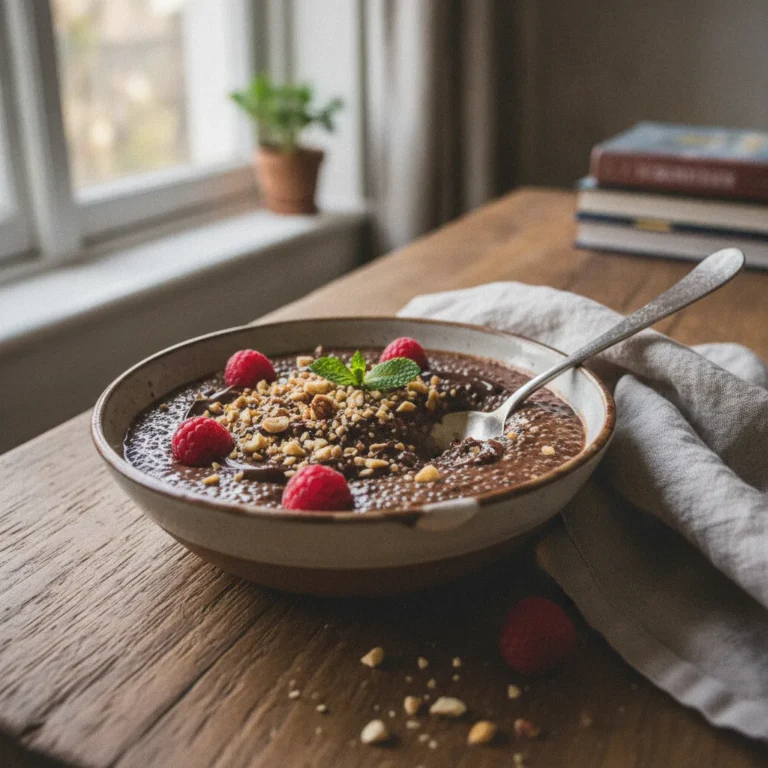 Delicious chocolate Chia seed pudding recipe. #BloodSugar #Glucose #chiapudding #insulinresistant1