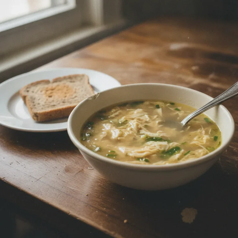 Depression era Egg Drop Soup