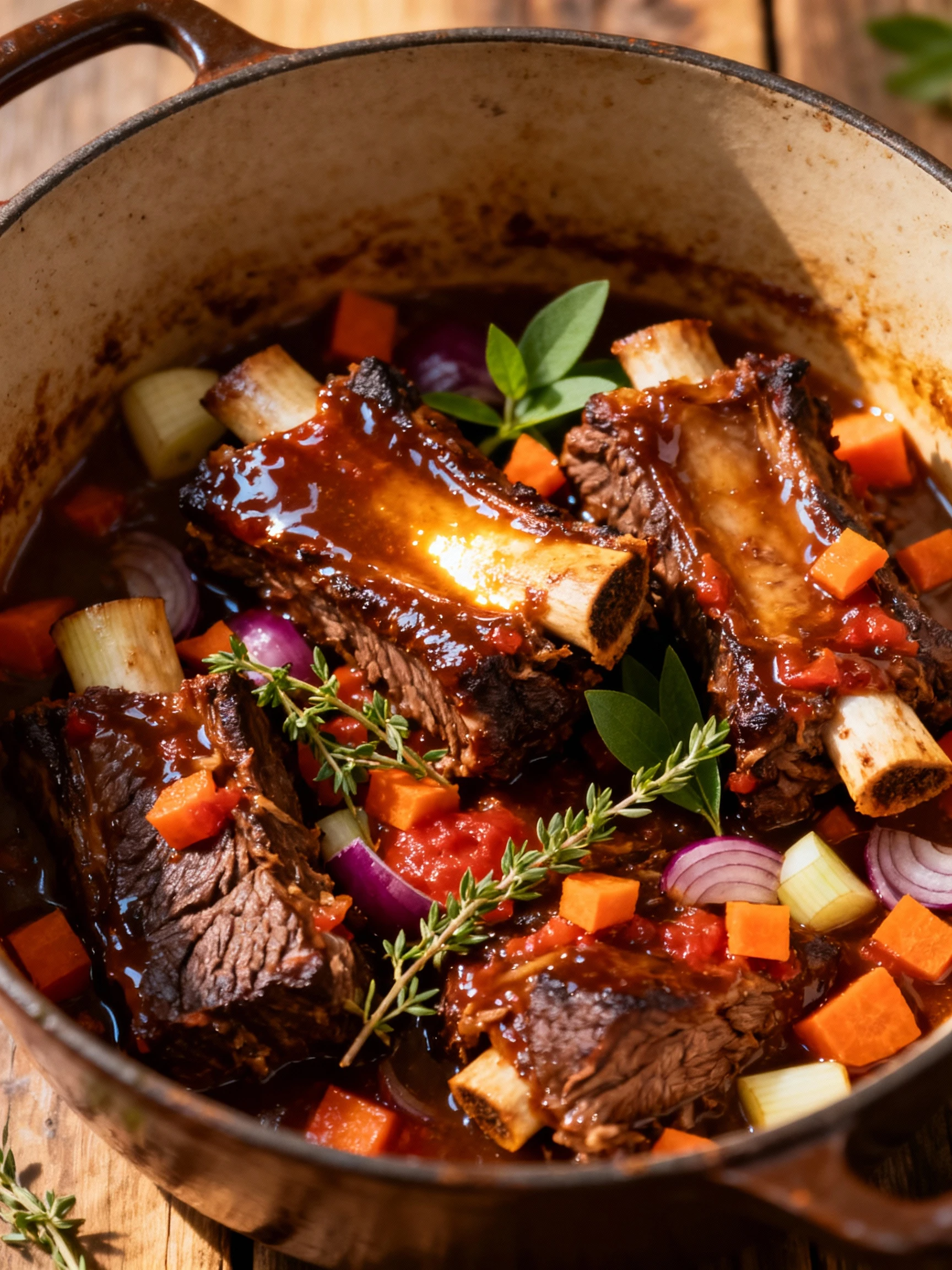 Braised Short Ribs finished