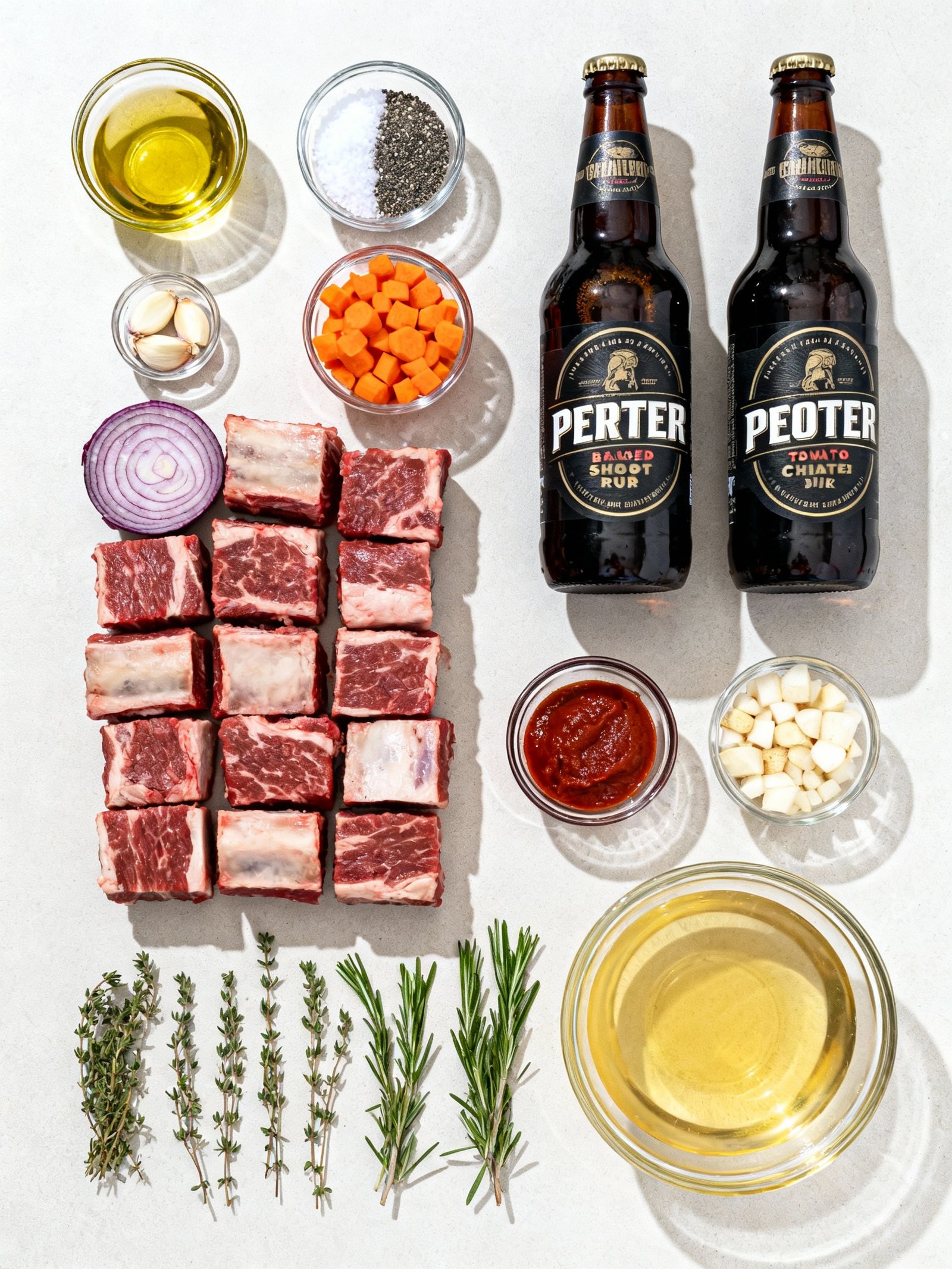 Braised Short Ribs ingredients
