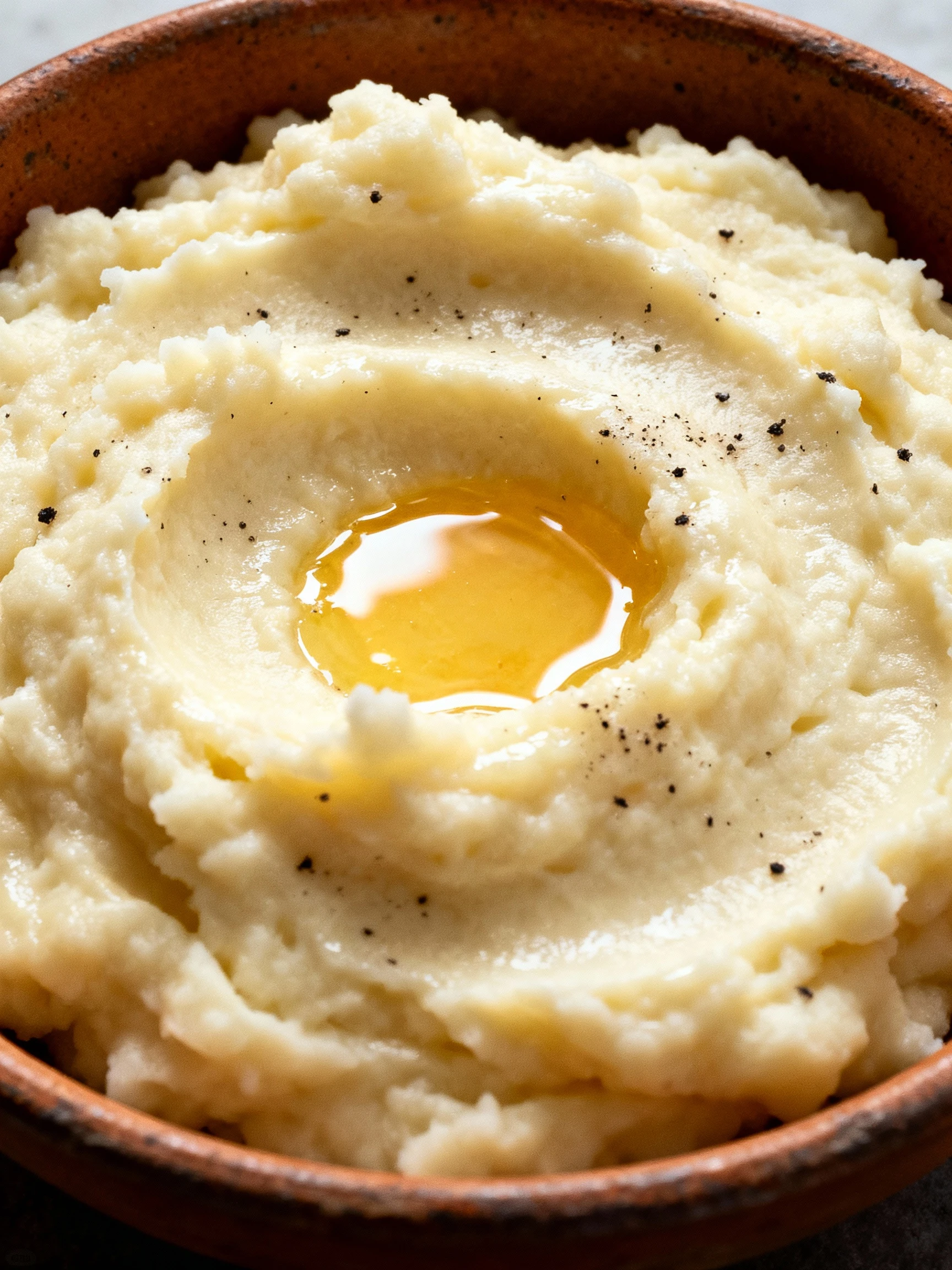 Buttermilk Mashed Potatoes finished
