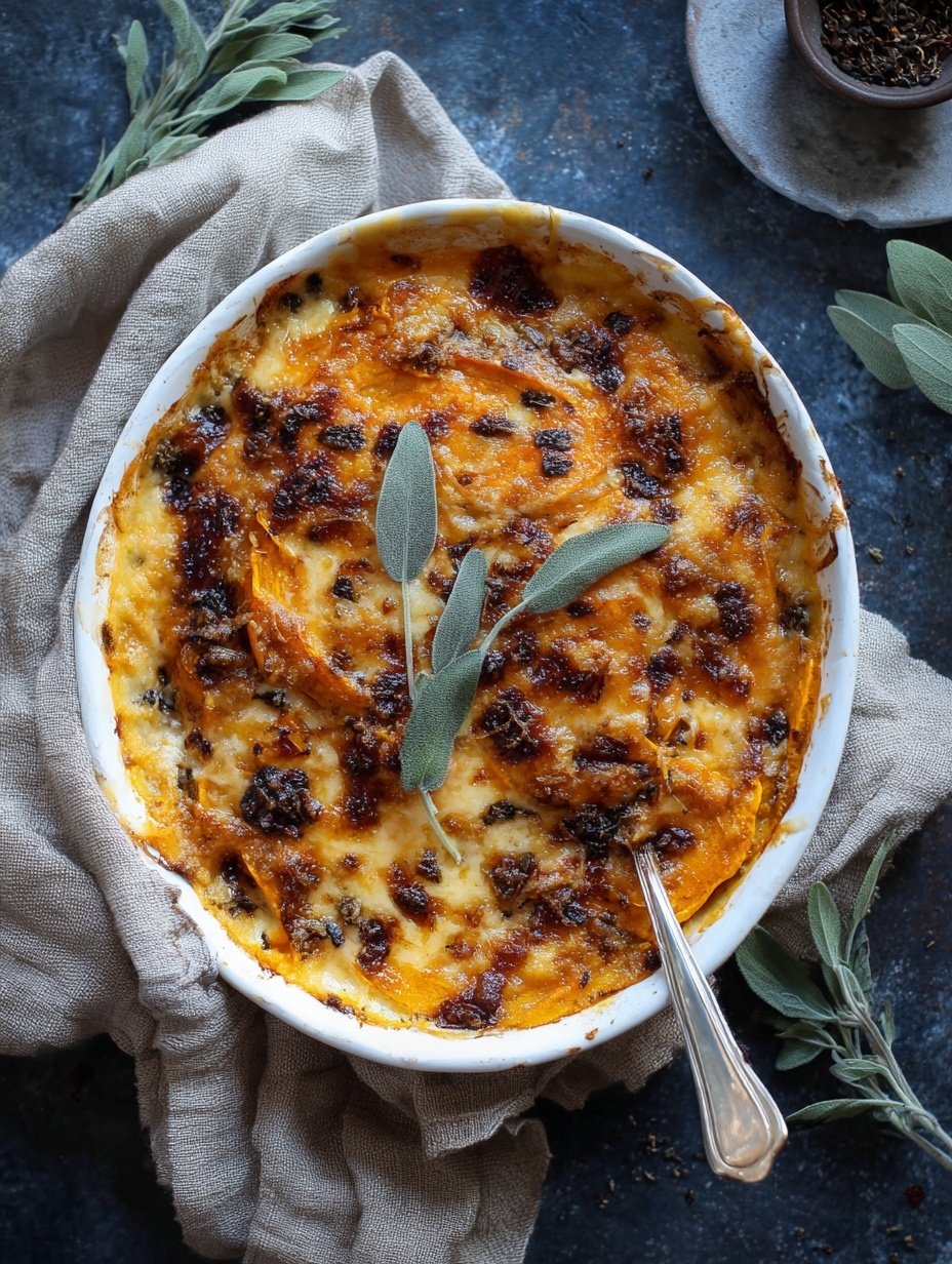 Butternut Squash Gratin ingredients