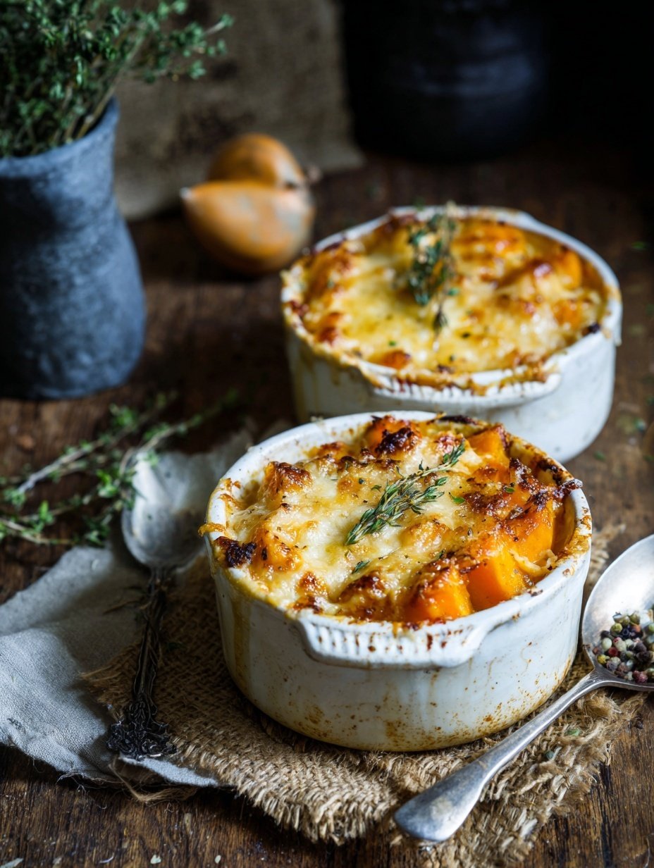 Butternut Squash Gratin finished