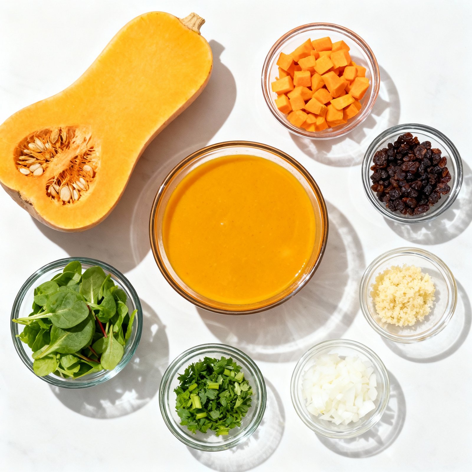 Butternut Squash Soup ingredients