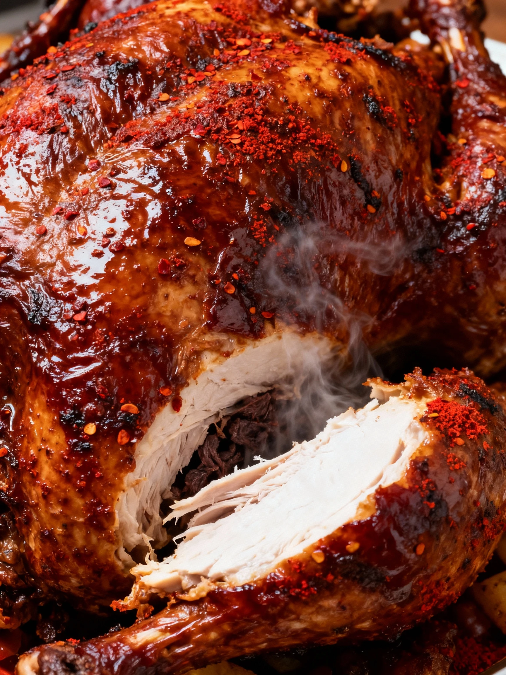 Cajun Fried Turkey finished