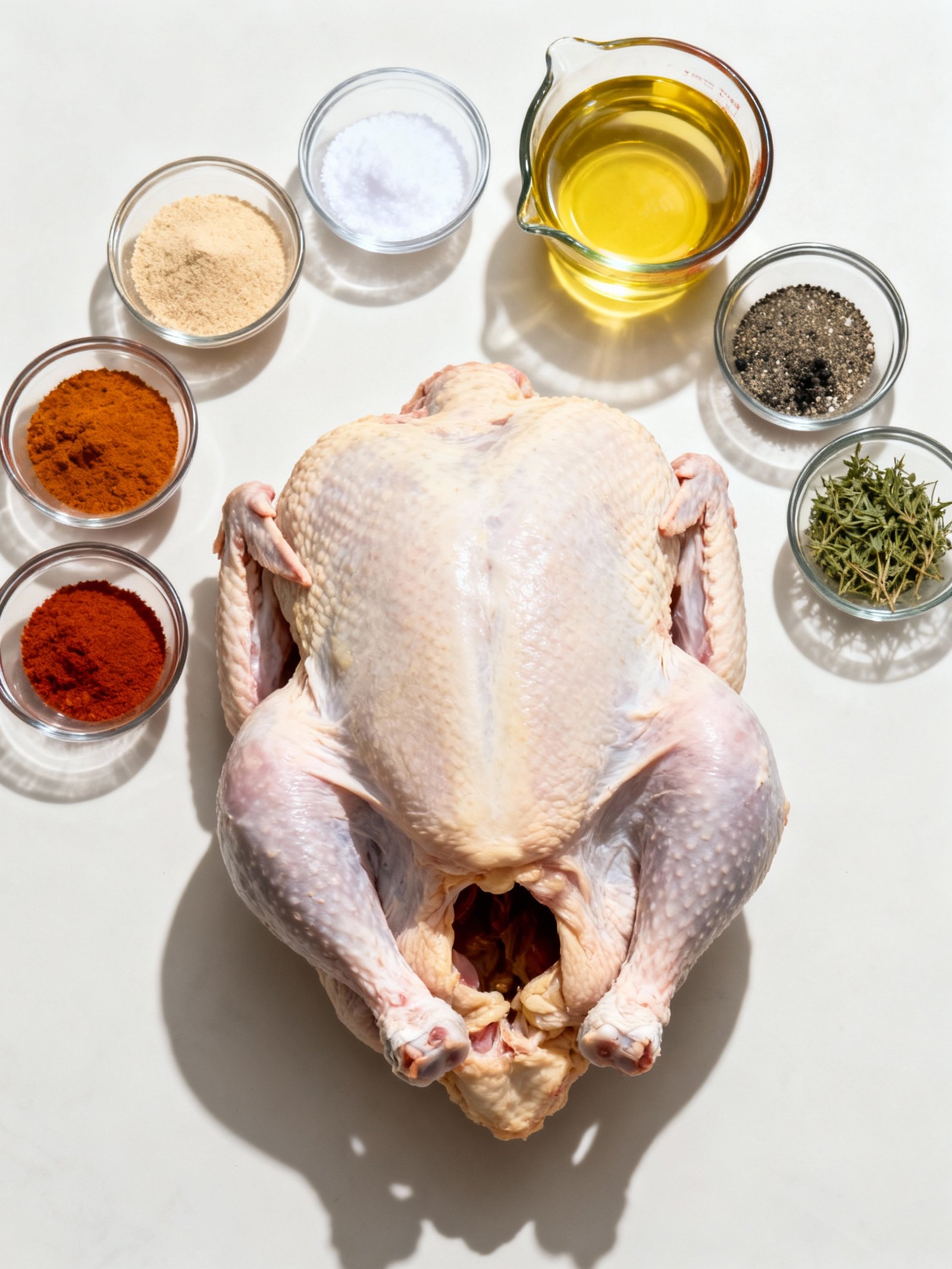Cajun Fried Turkey ingredients