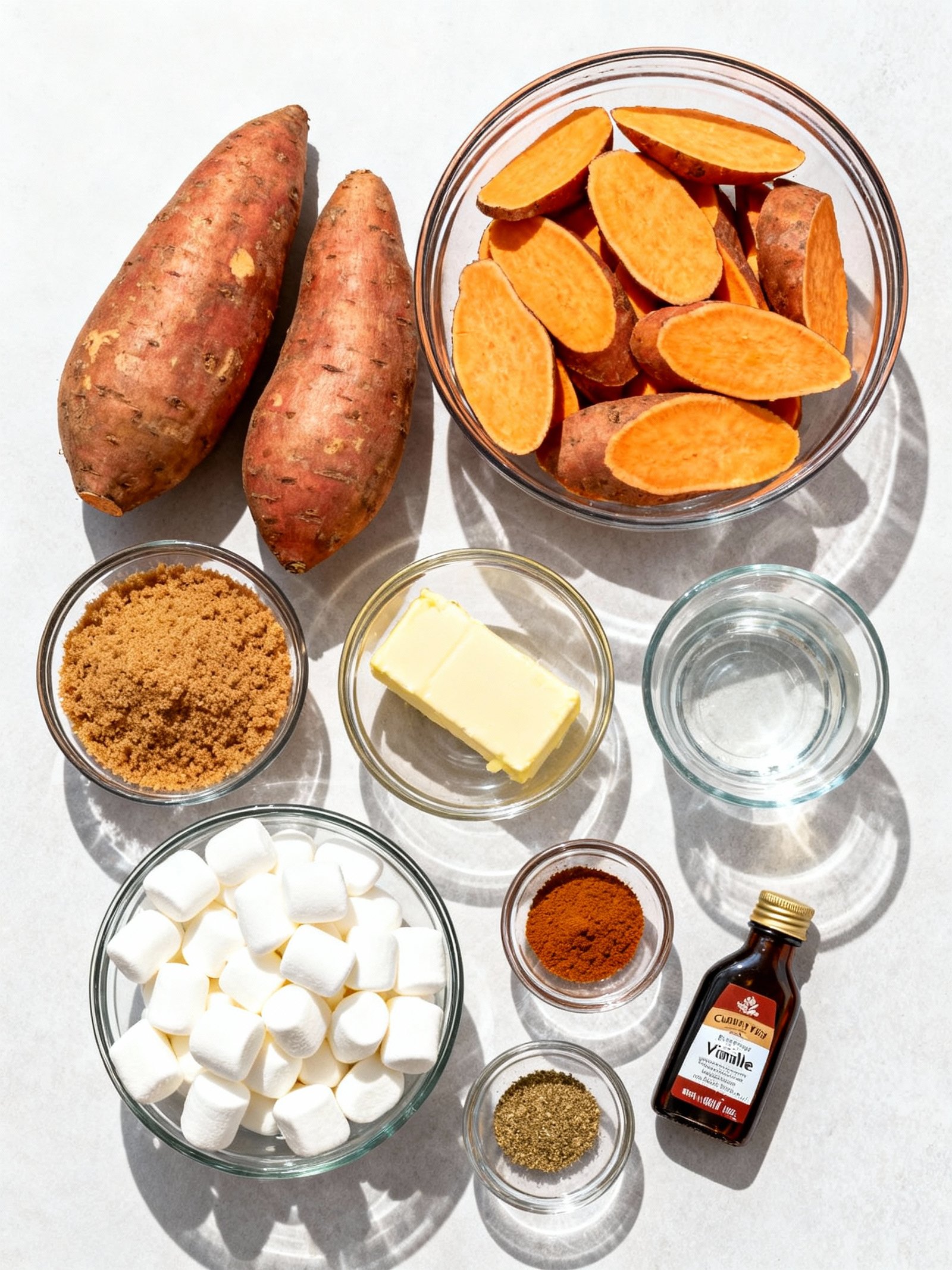 Candied Yams ingredients