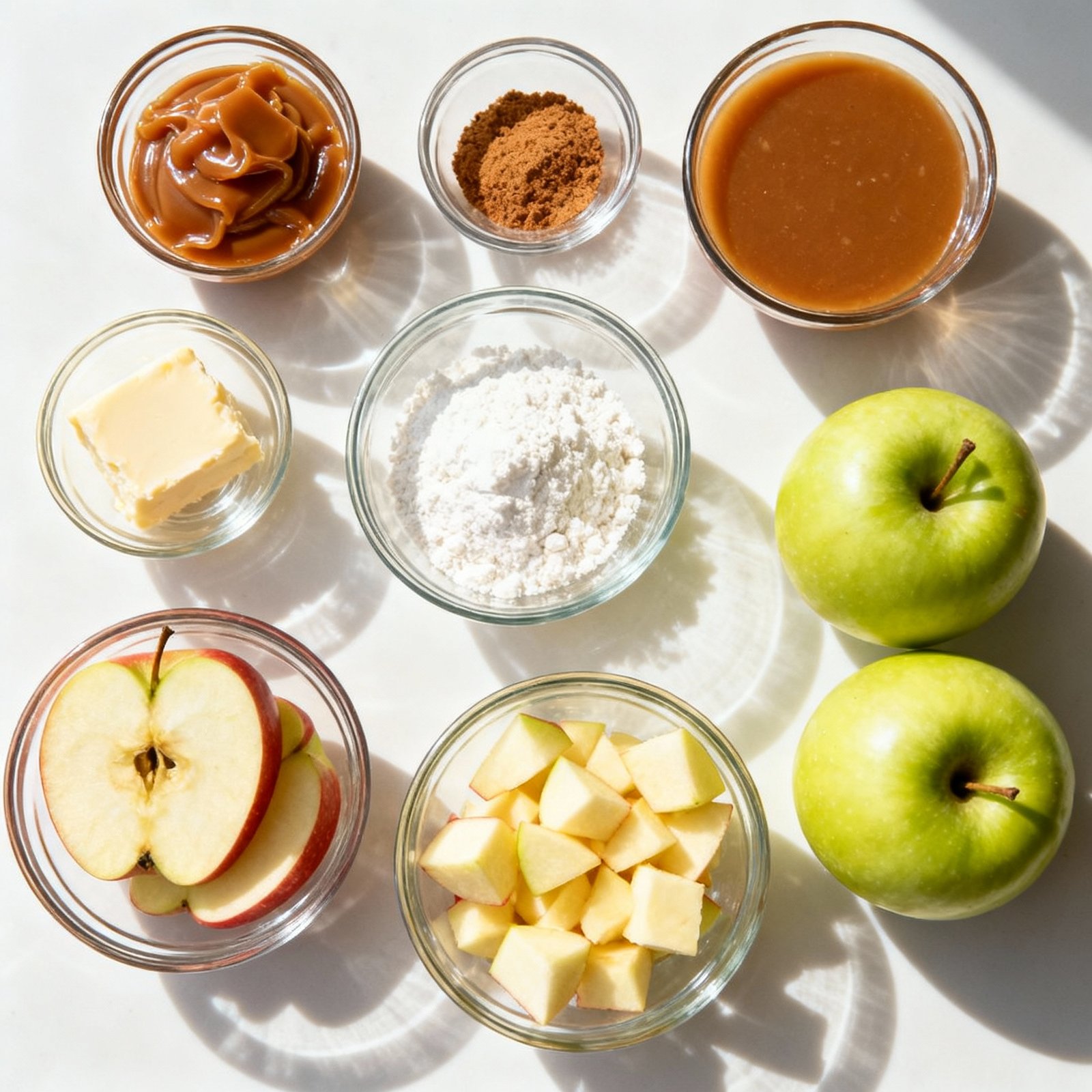 These Caramel Apple Cheesecake Bars are the perfect easy treat ingredients