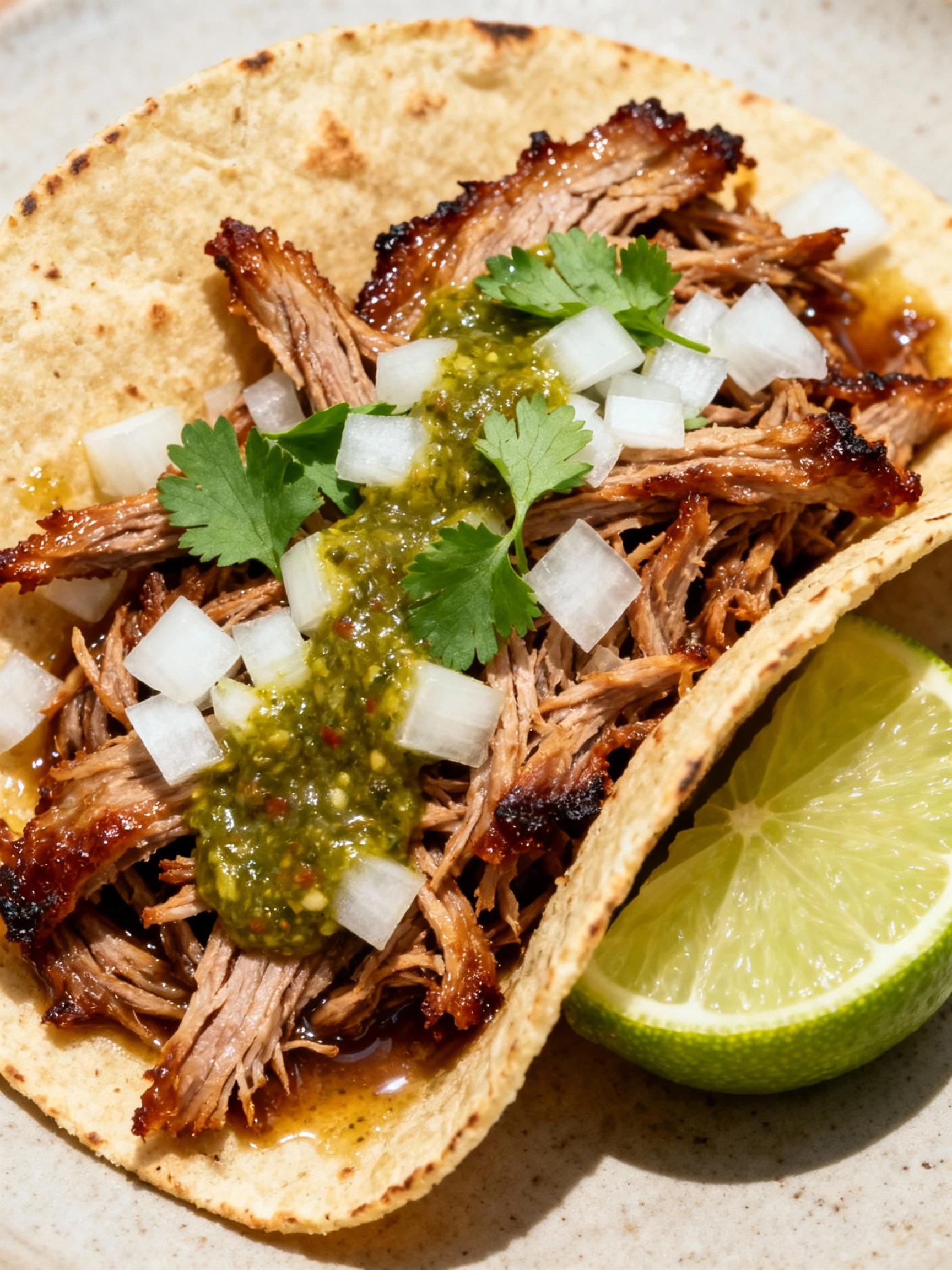 Carnitas Tacos finished