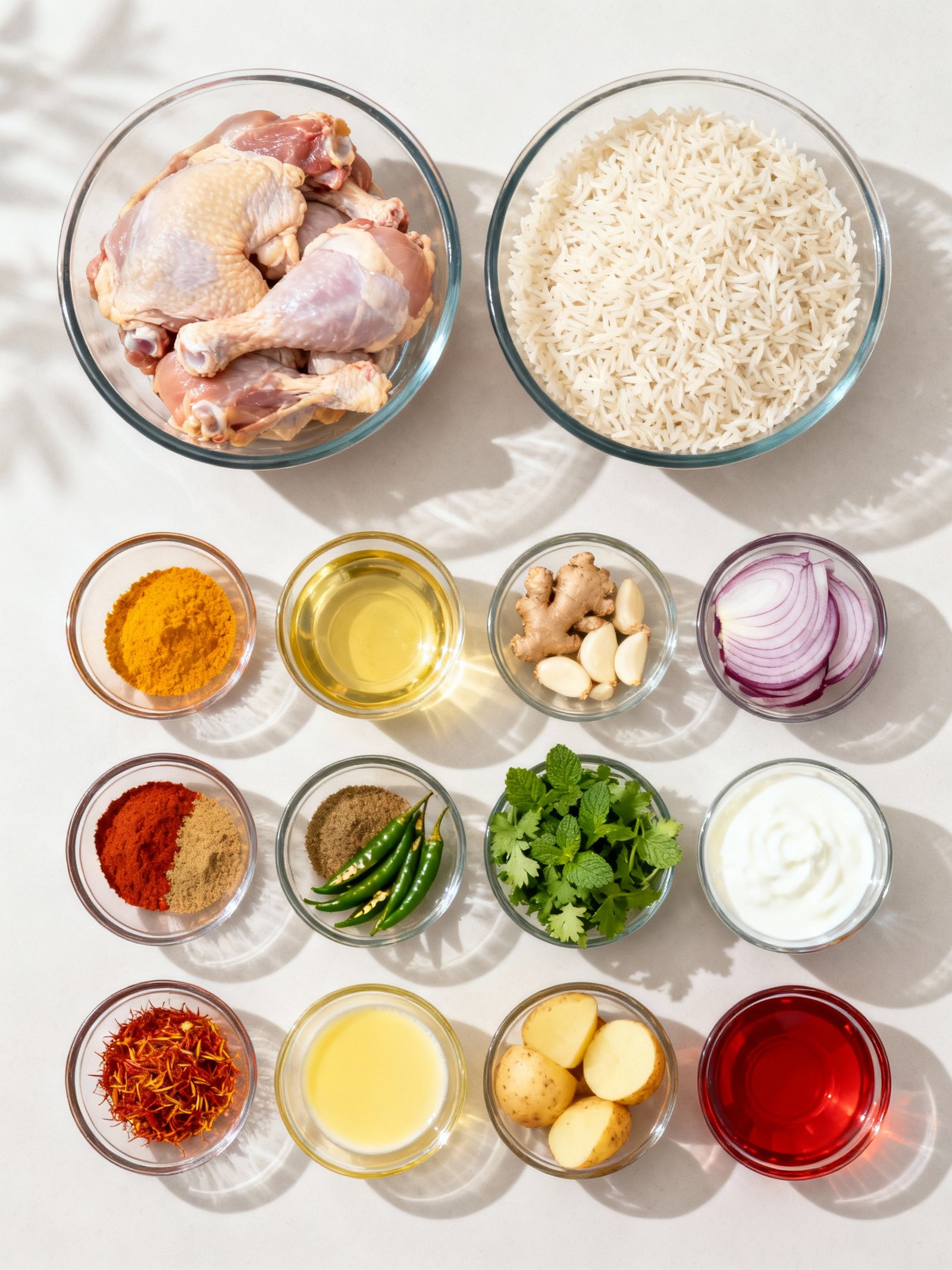 Catering Business Shuru 😆 2 Full Tray Chicken Biryani ki Recipe ingredients