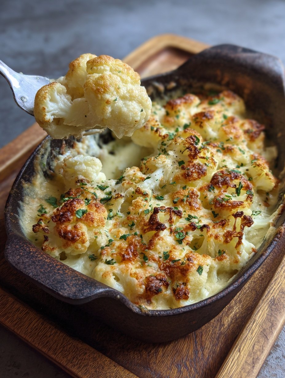 Cauliflower Gratin finished