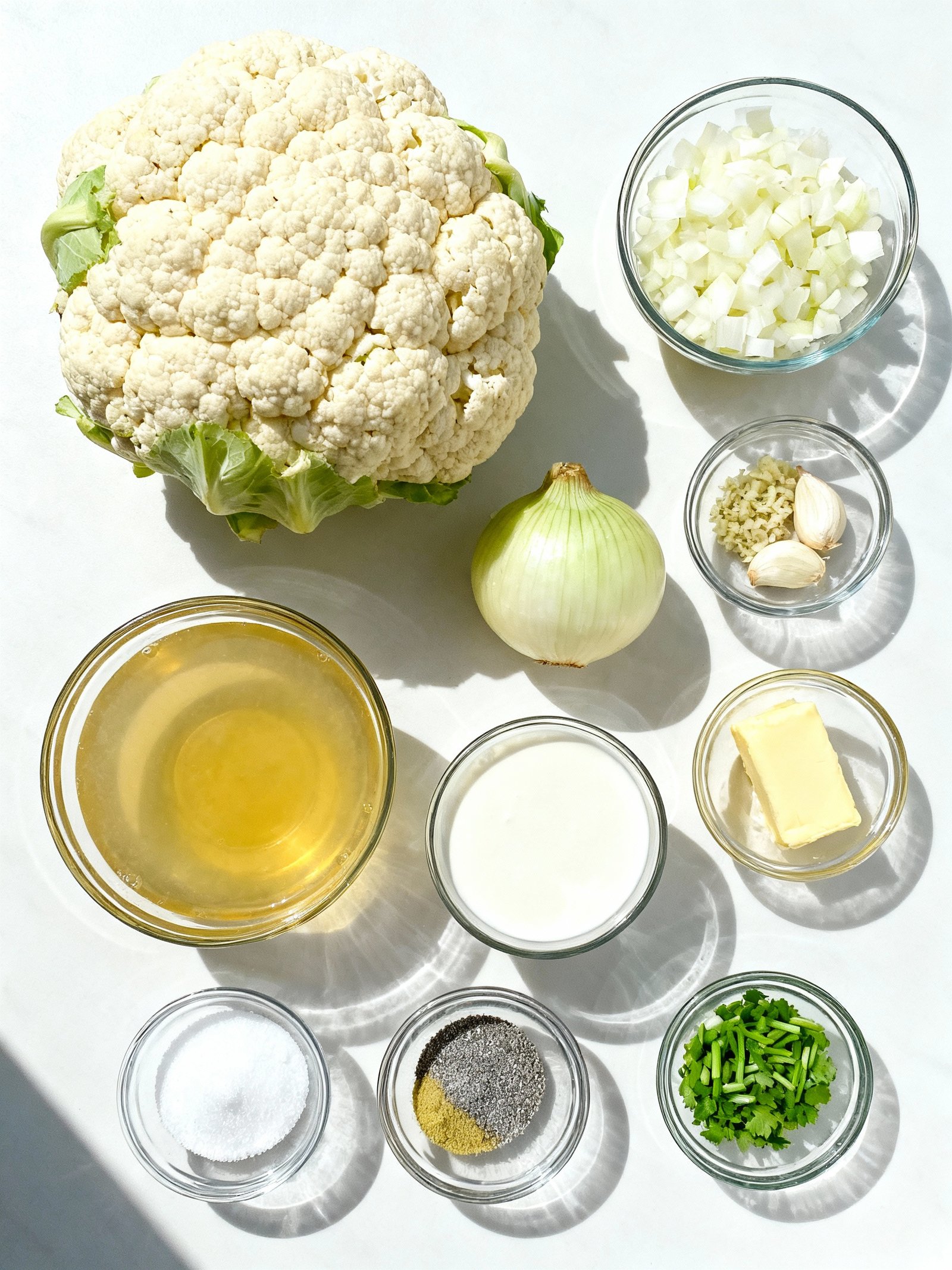 Cauliflower Soup ingredients