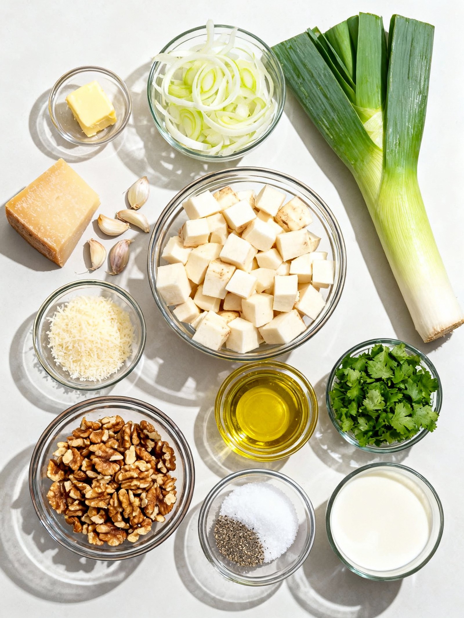 Celery Root Soup ingredients
