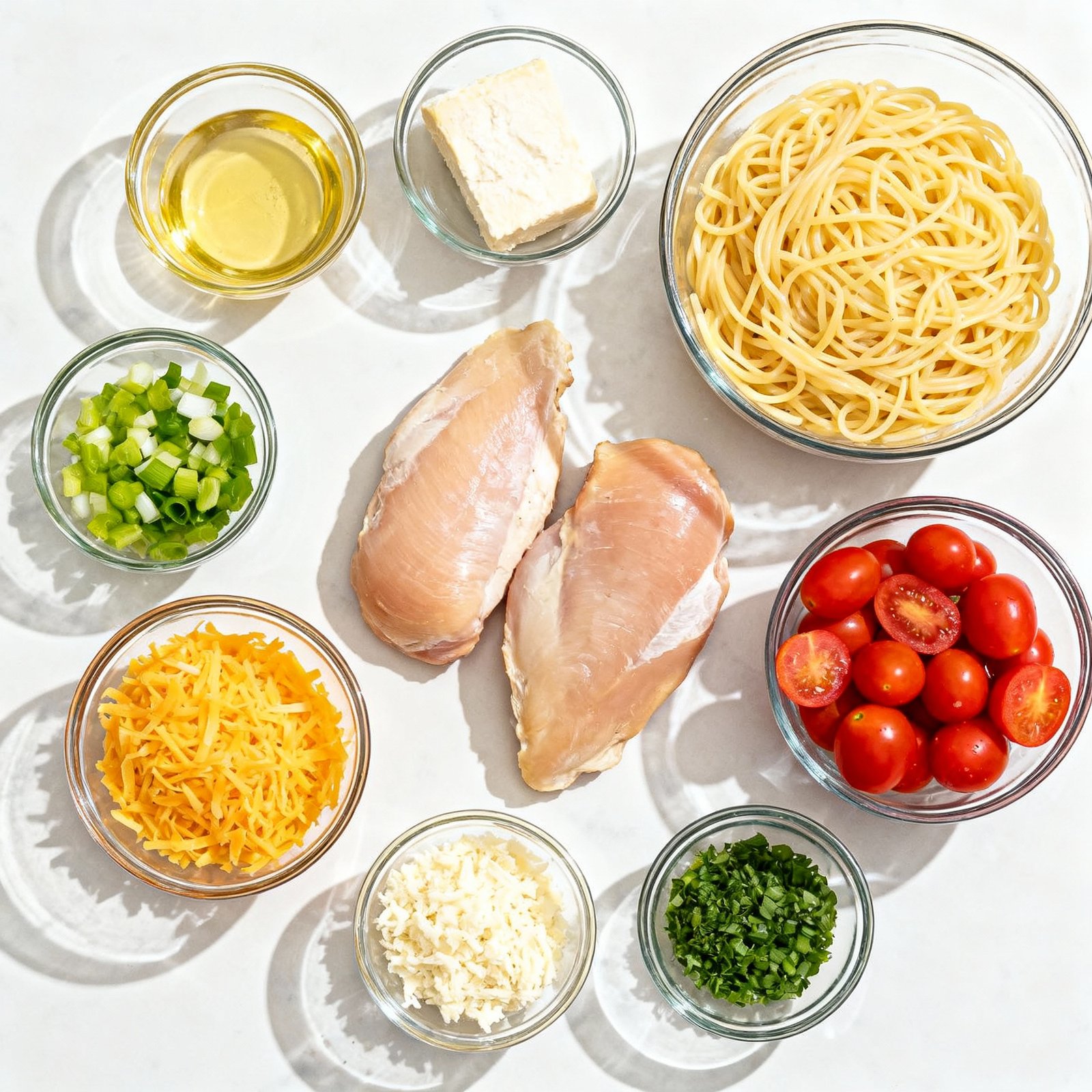 Chicken Alfredo Bake ingredients