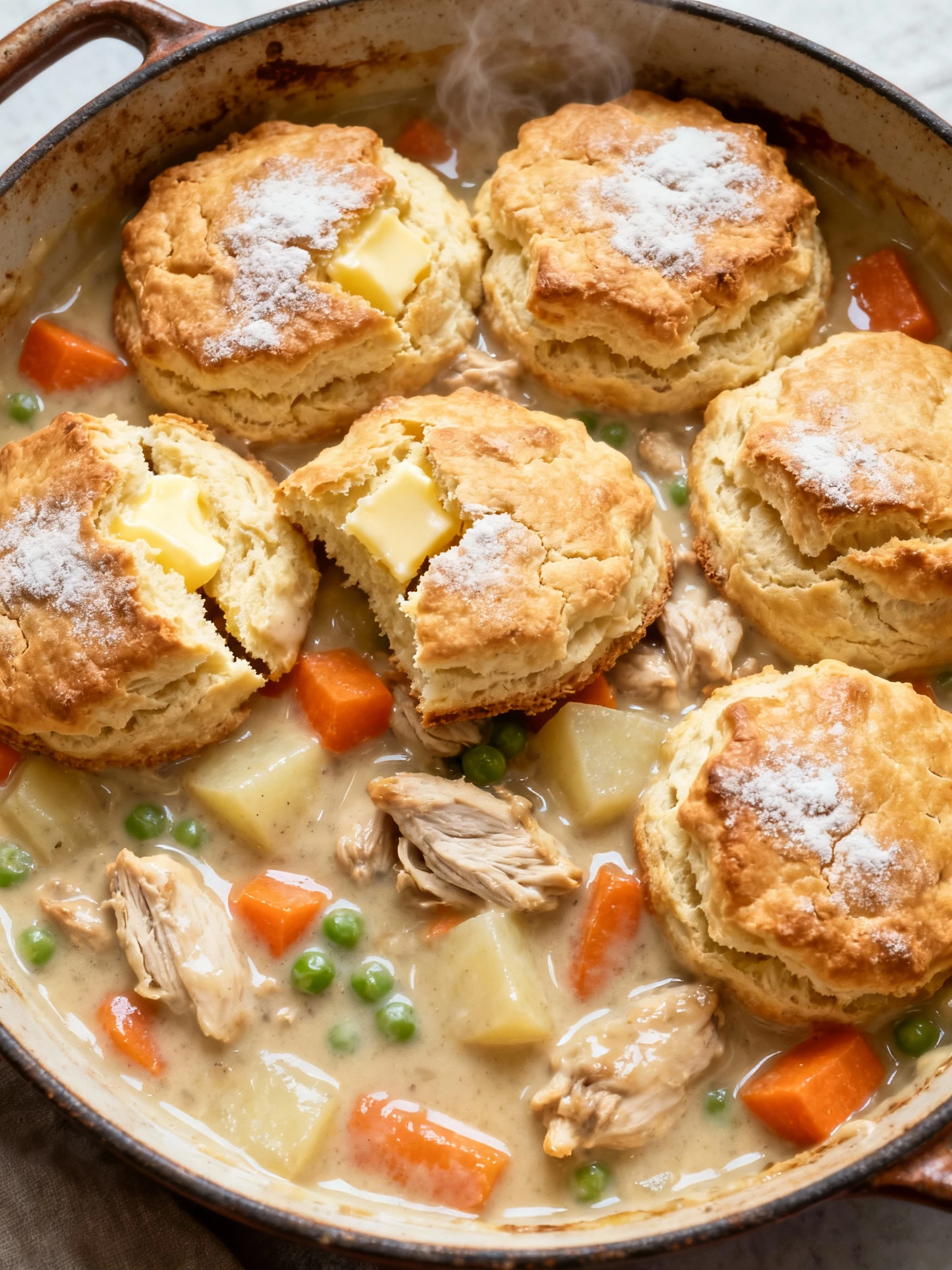 Chicken and Biscuits finished
