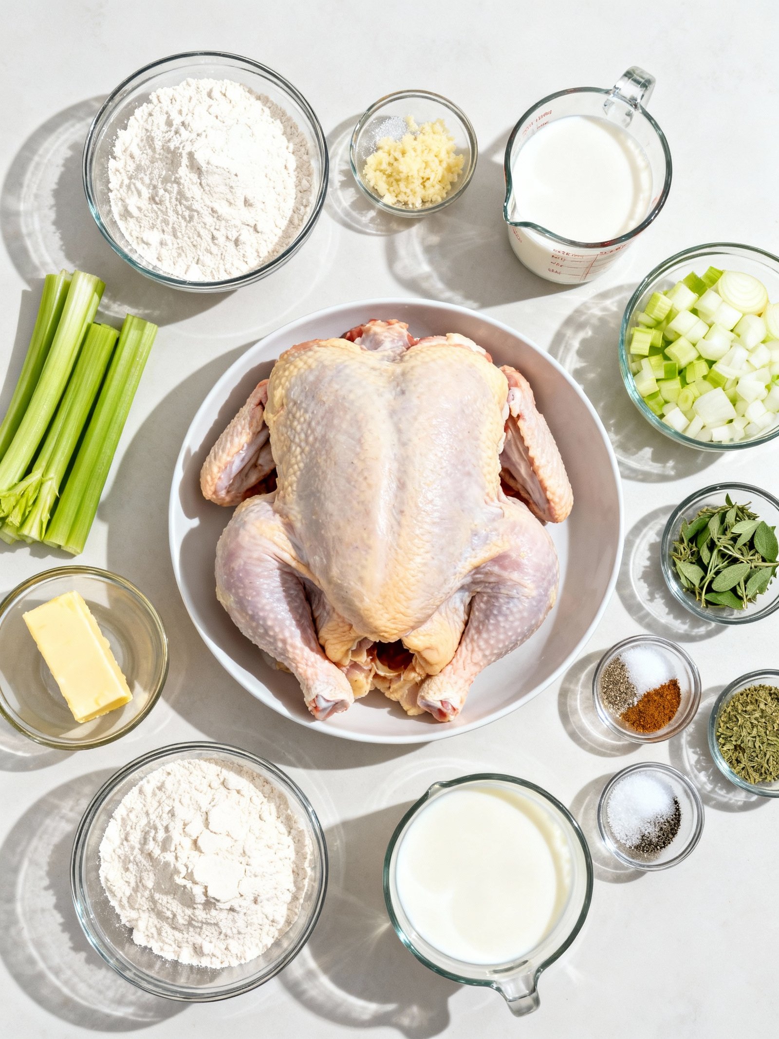 Chicken and Dumplings ingredients
