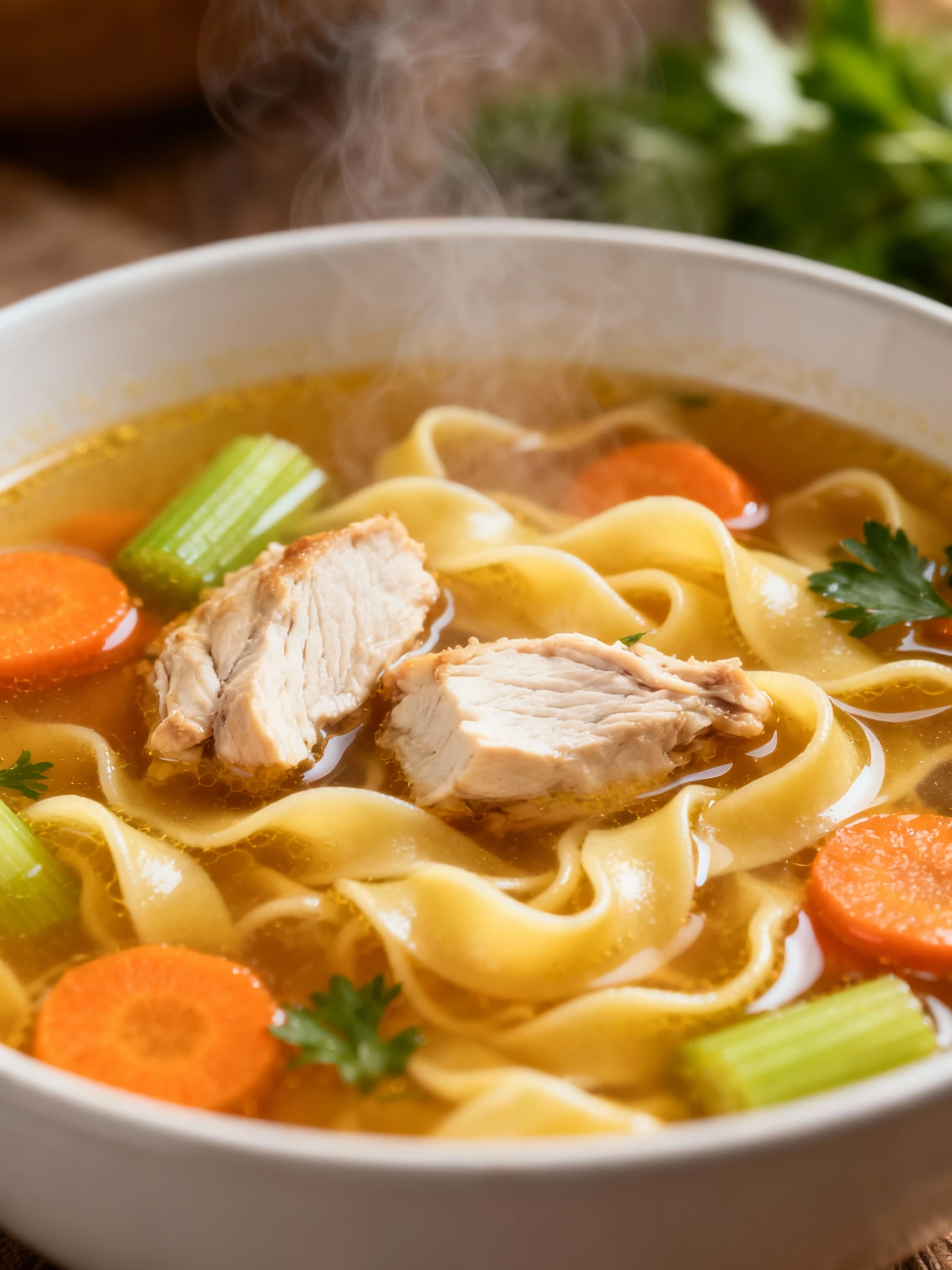 Chicken Noodle Soup finished