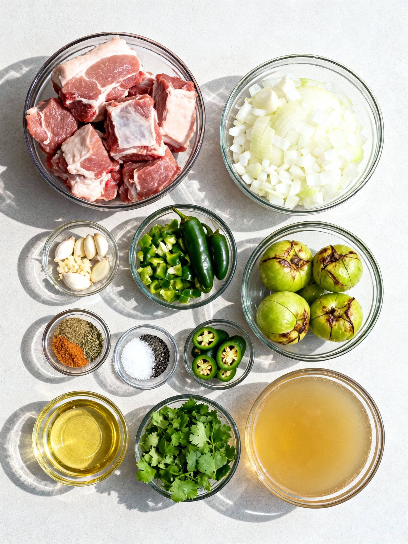 Chili Verde ingredients