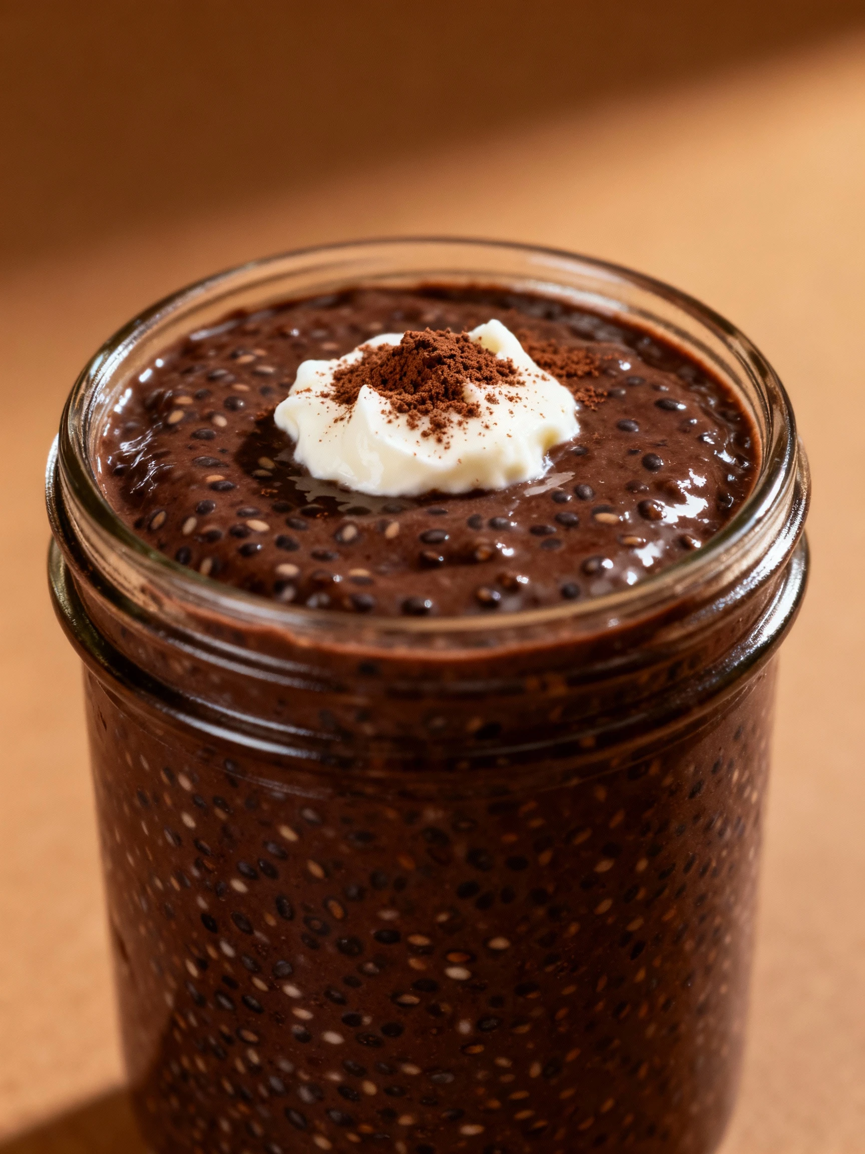 Delicious chocolate Chia seed pudding recipe. #BloodSugar #Glucose #chiapudding #insulinresistant1 finished