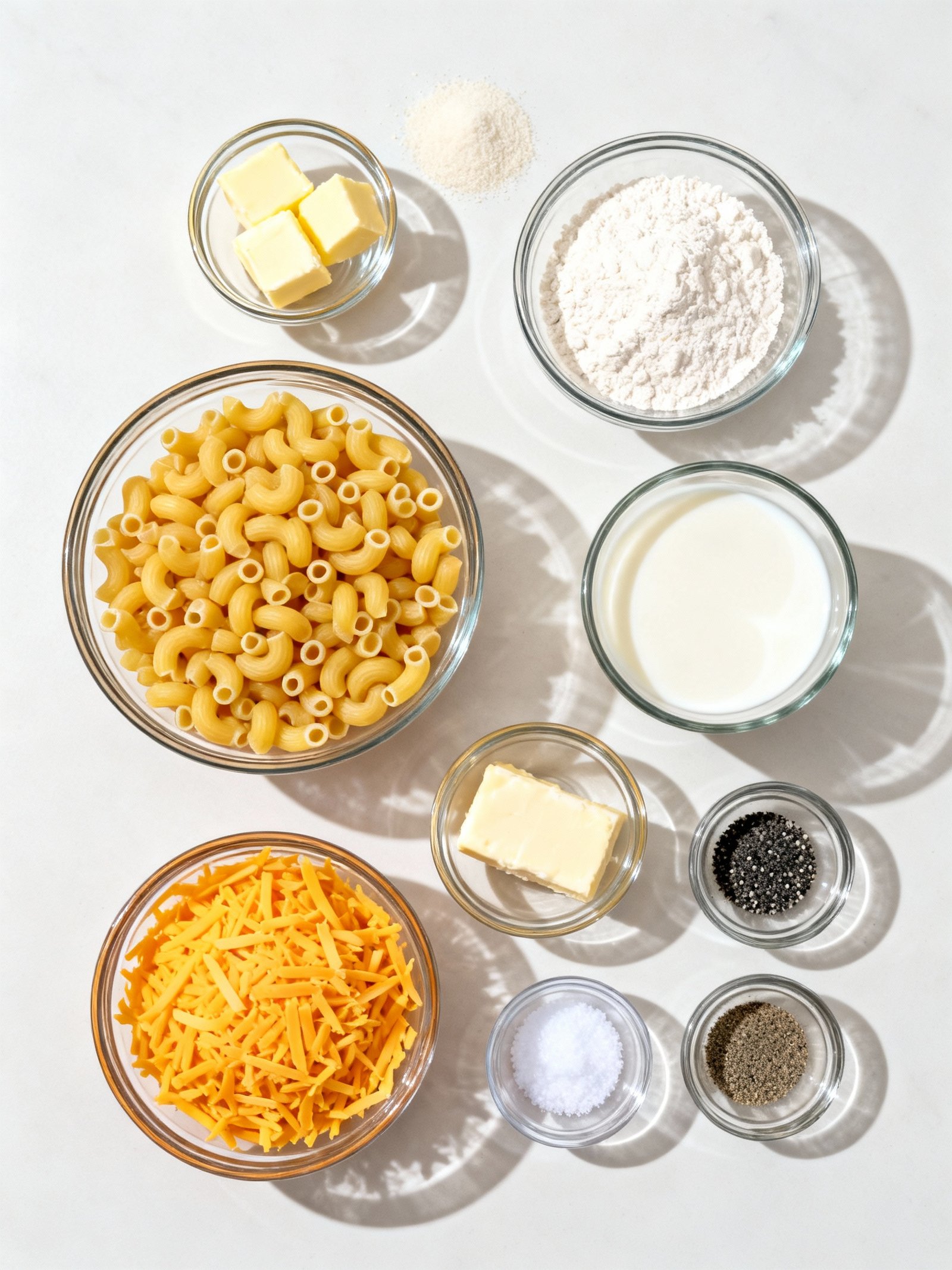 Classic Mac and Cheese ingredients