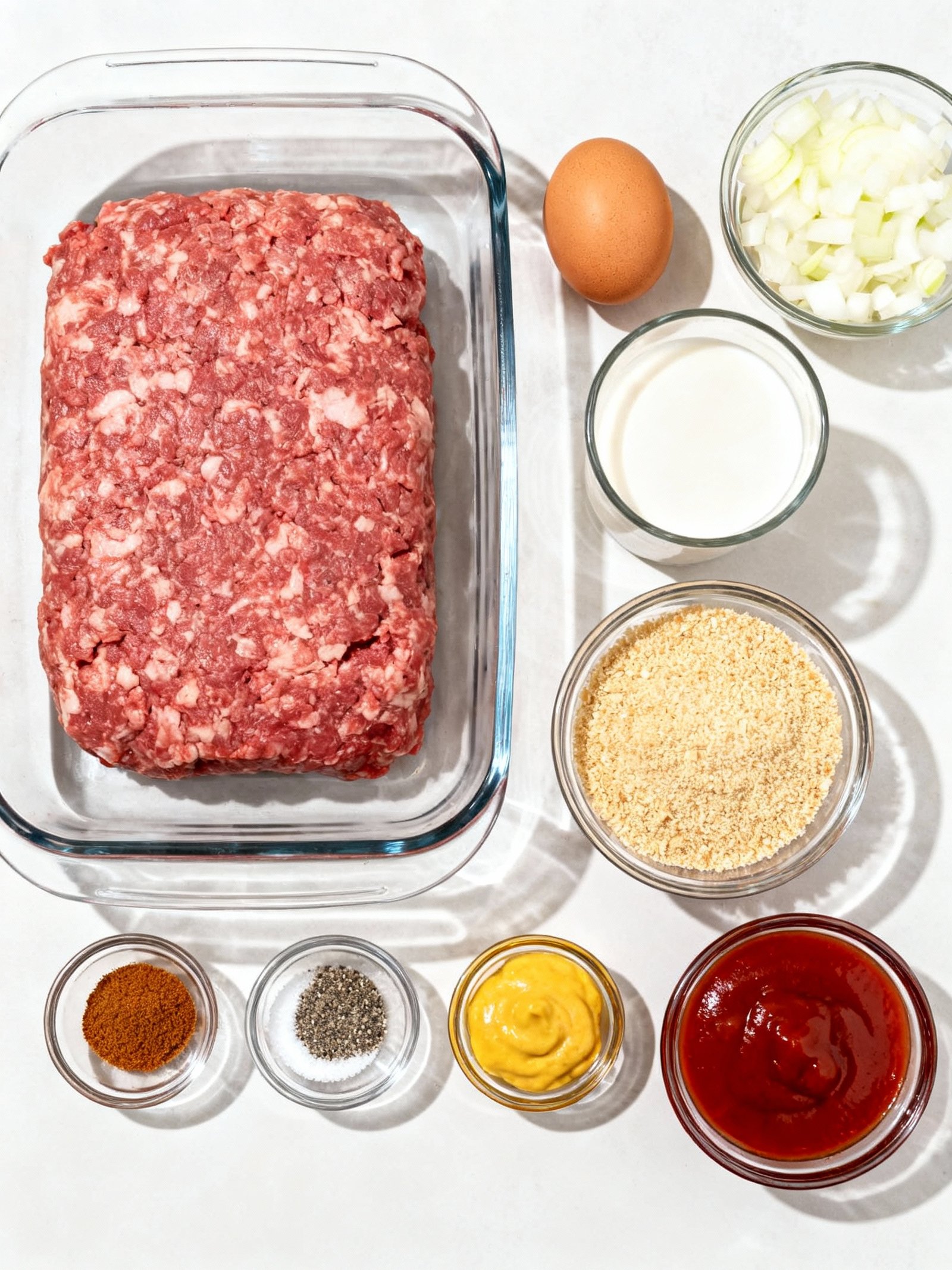 Classic Meatloaf ingredients