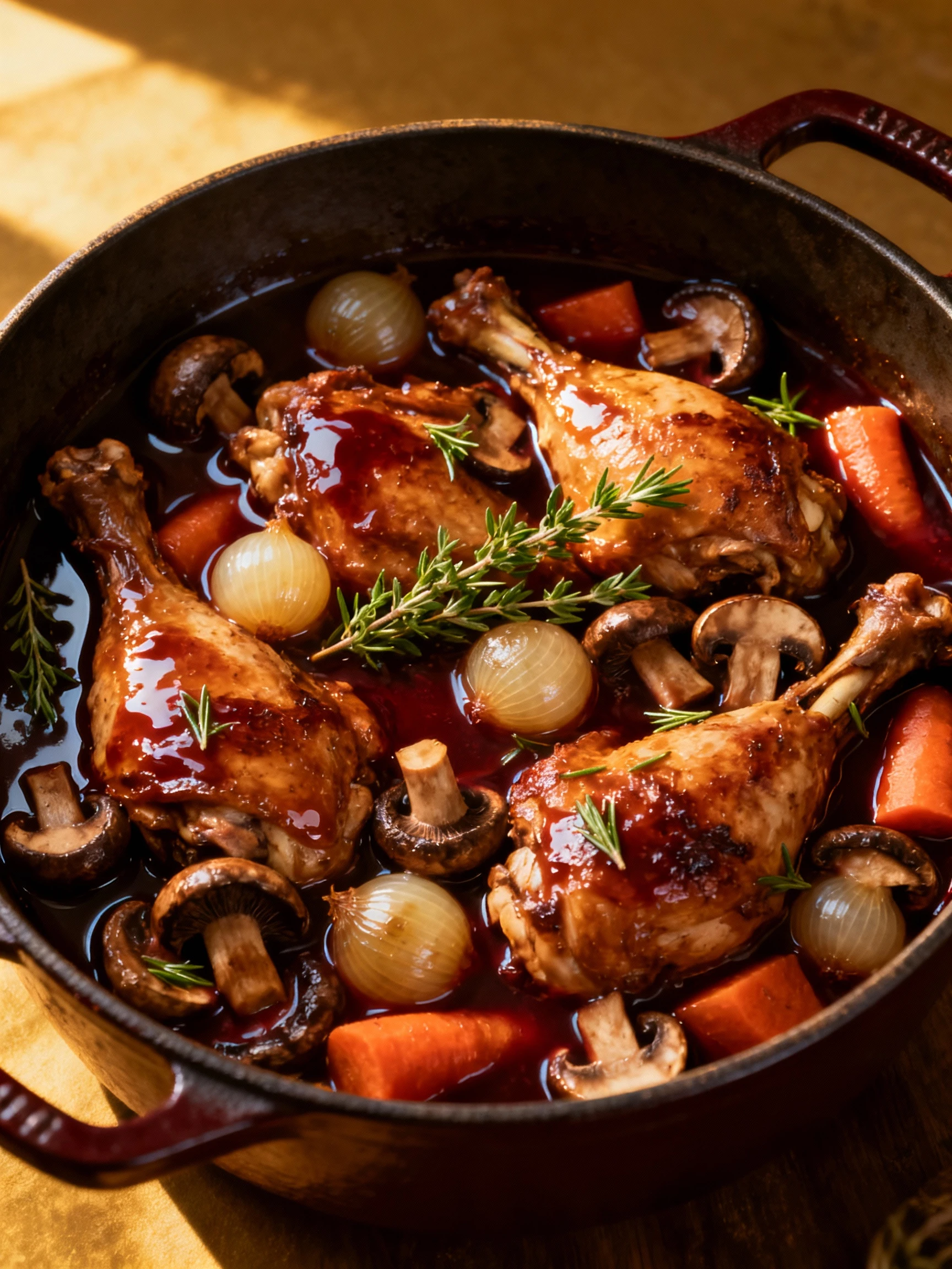 Coq au Vin finished