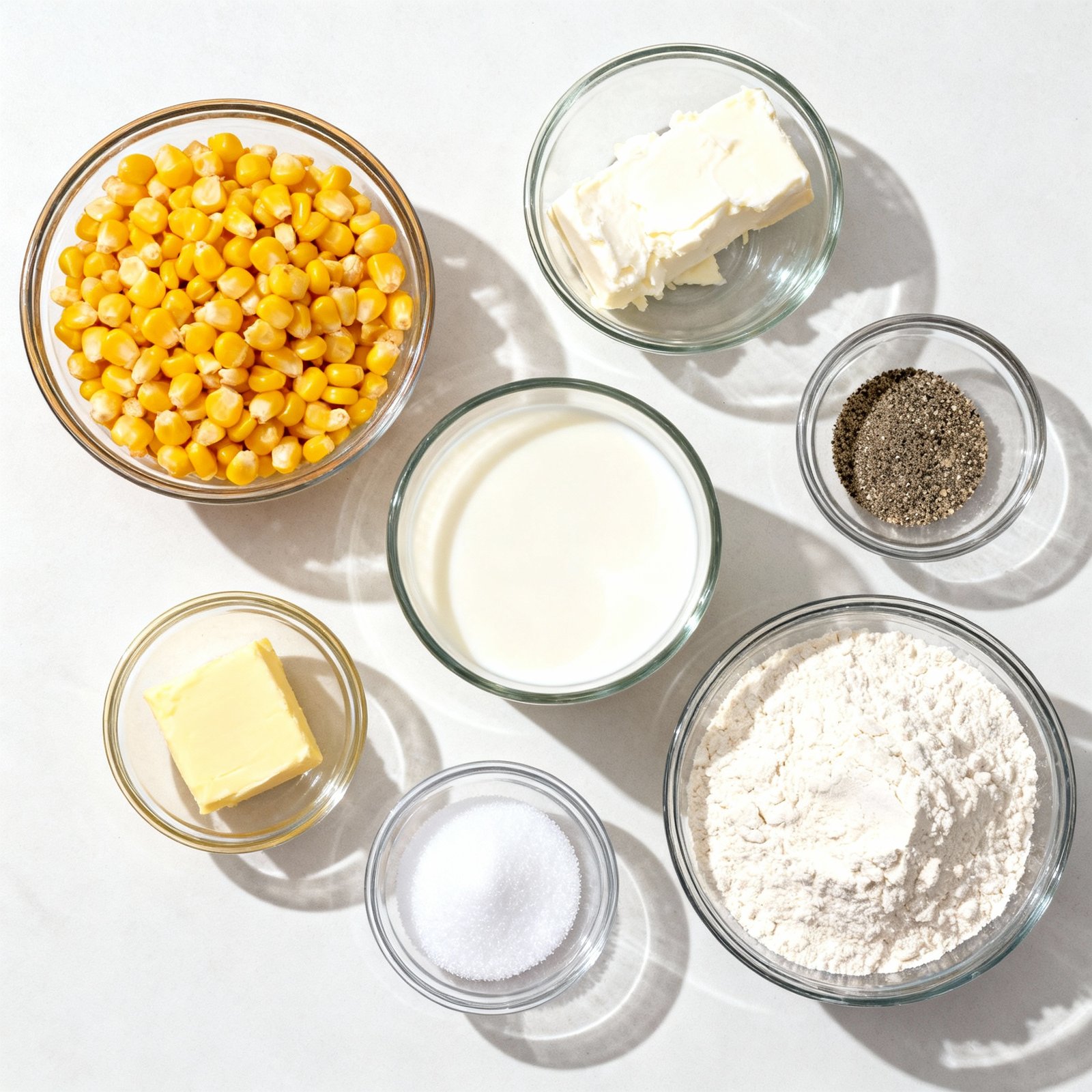 Corn Casserole ingredients