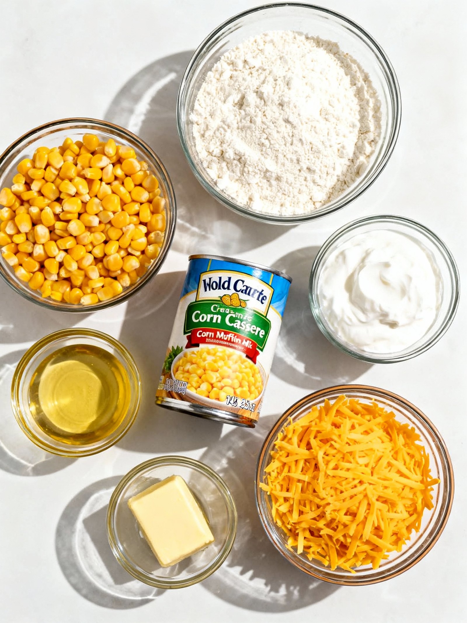 Corn Casserole ingredients