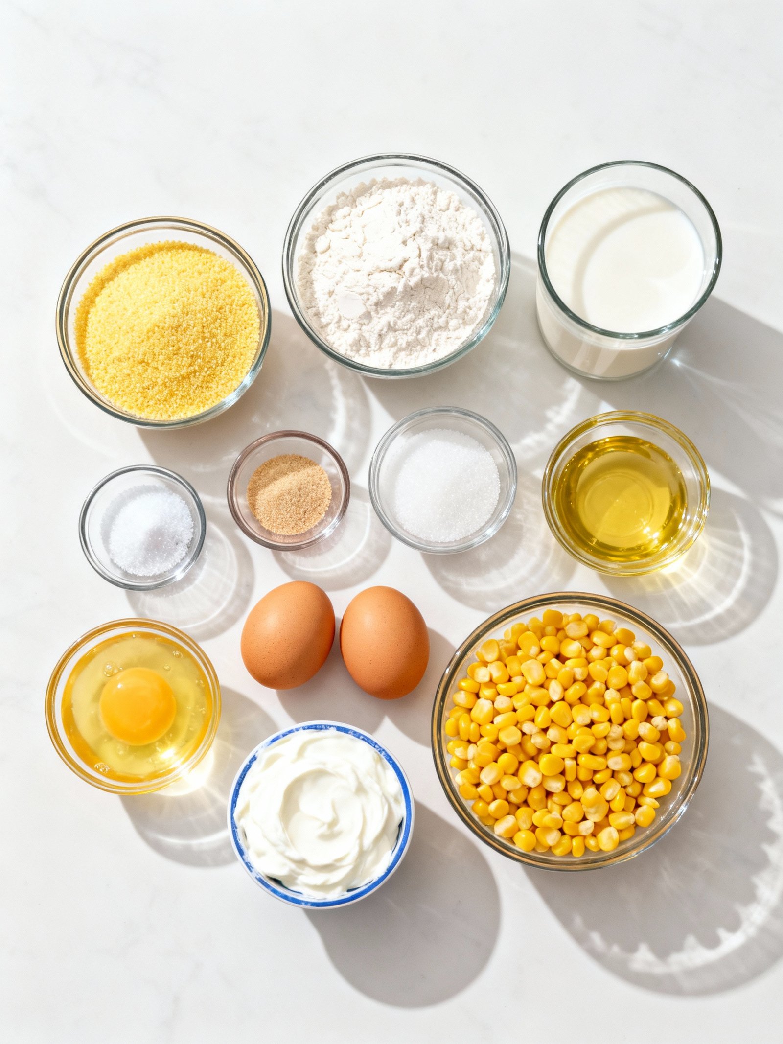 Corn Pudding ingredients