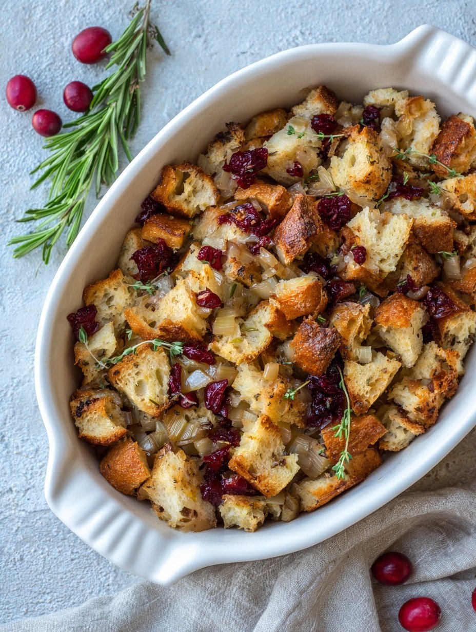 Cranberry Apple Stuffing ingredients