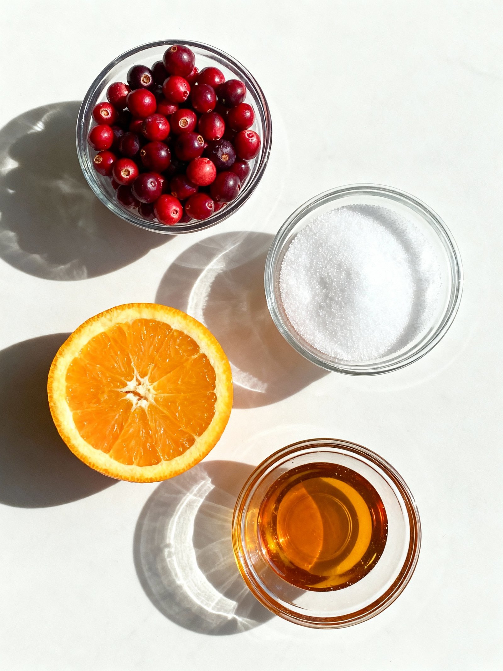 Cranberry Orange Relish ingredients