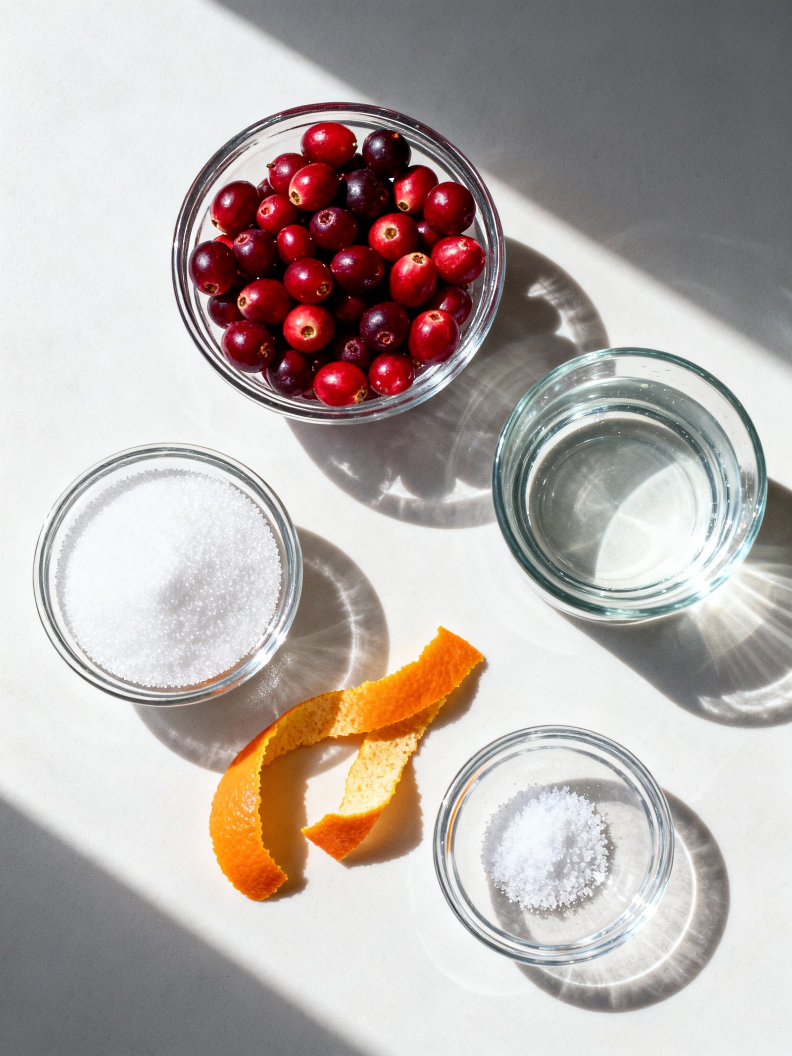 Cranberry Sauce ingredients
