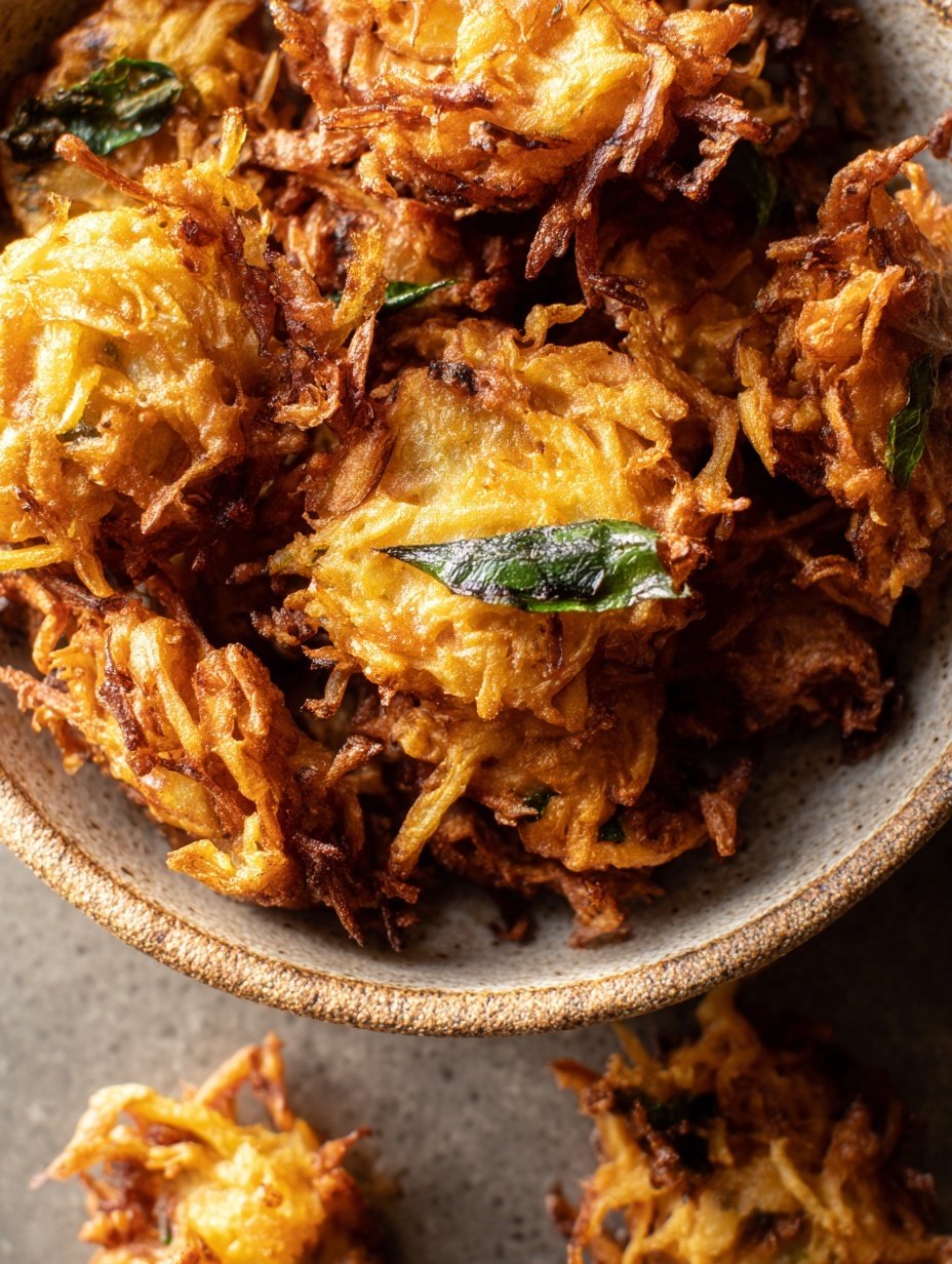 Crispy Potato Onion Fritters | Easy Aloo Pakora Recipe ๐ #shorts finished