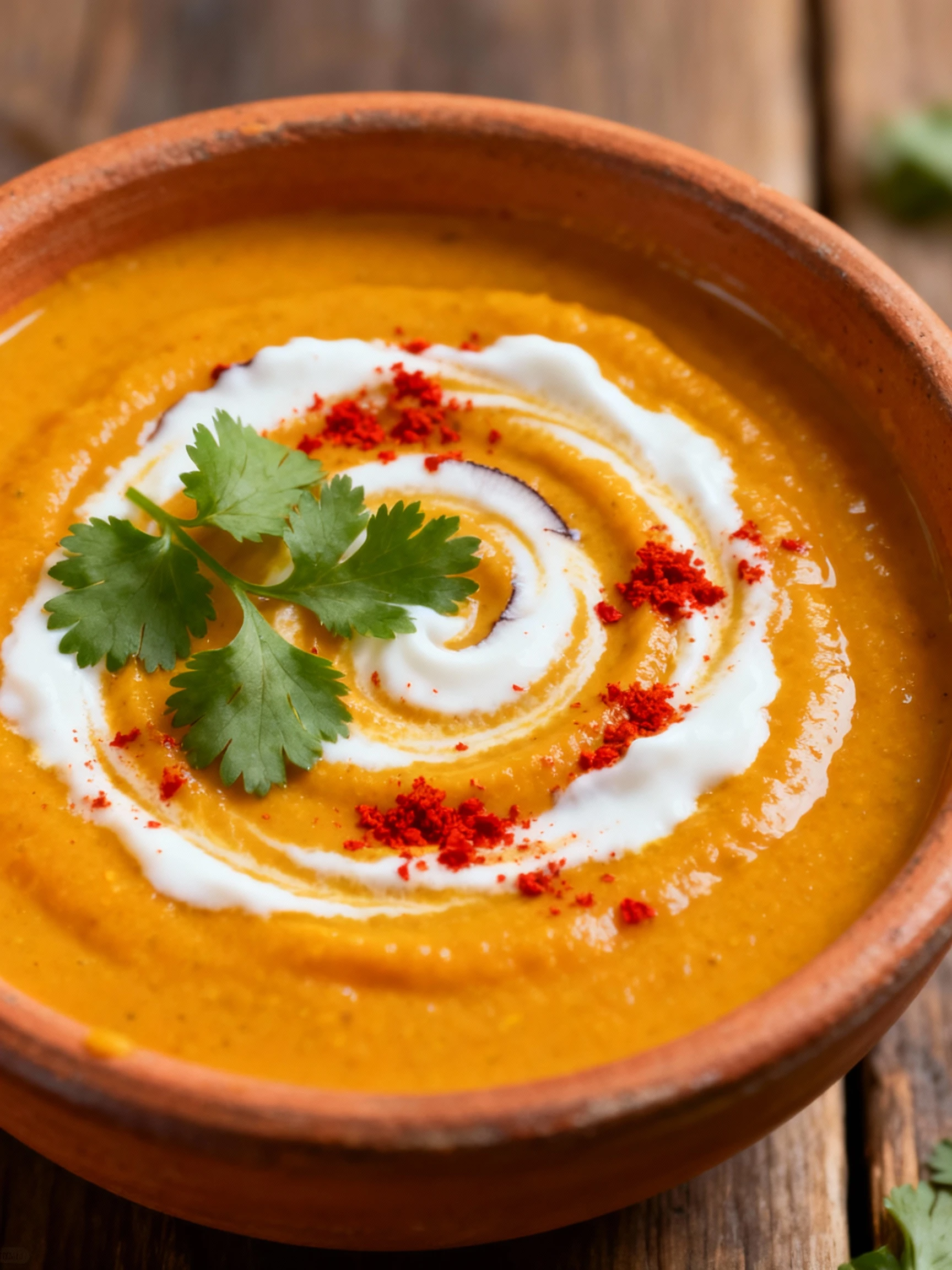 Curry Butternut Squash Soup finished