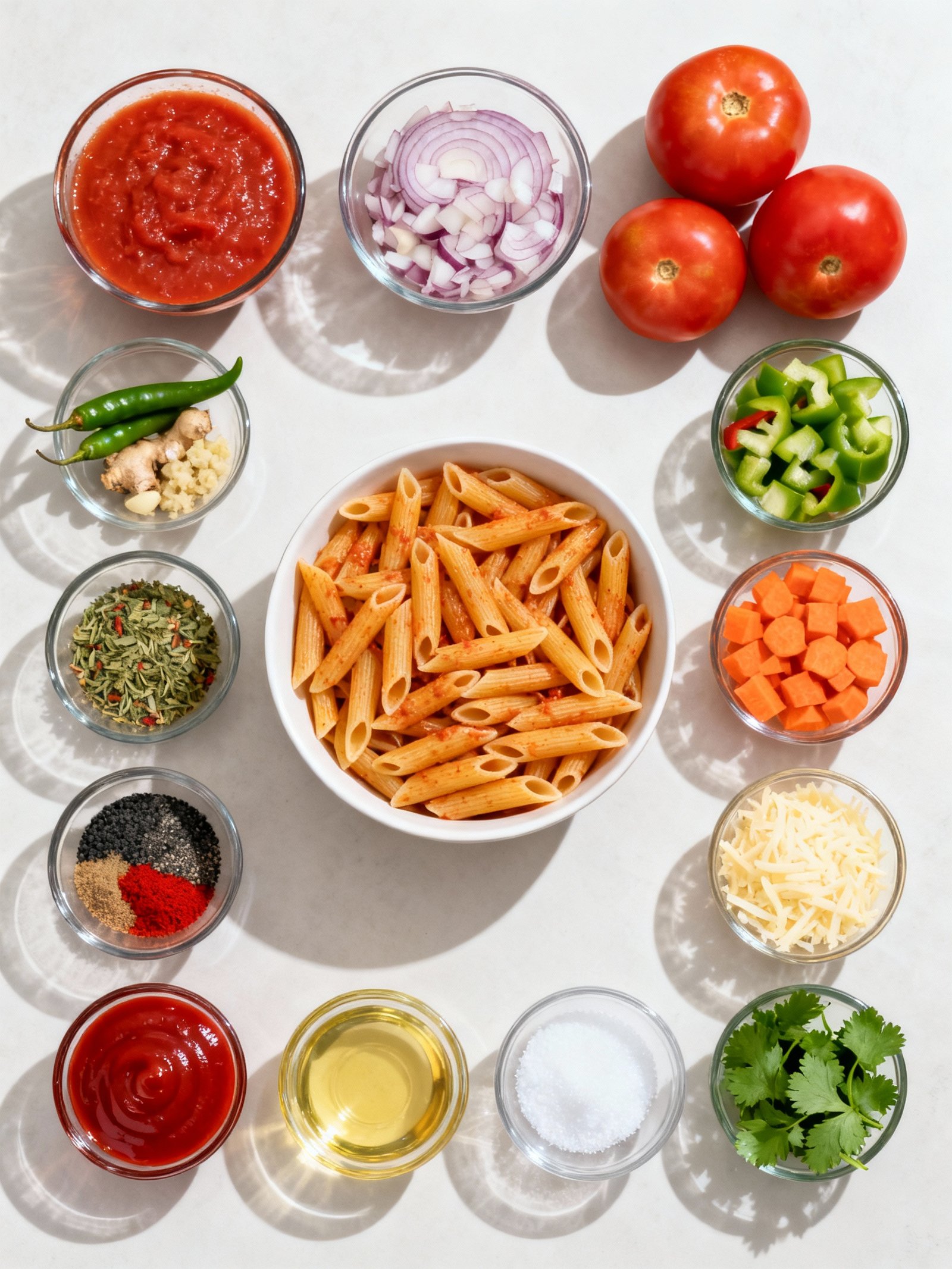 Desi Red Sauce Pasta Recipe #shorts #pasta #redsausepasta #italianfood #lionfield #dahi ingredients