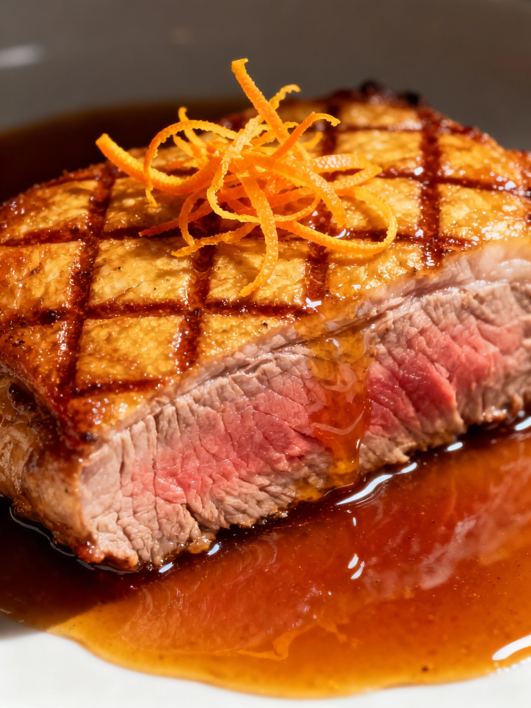 Duck Breast with Orange finished