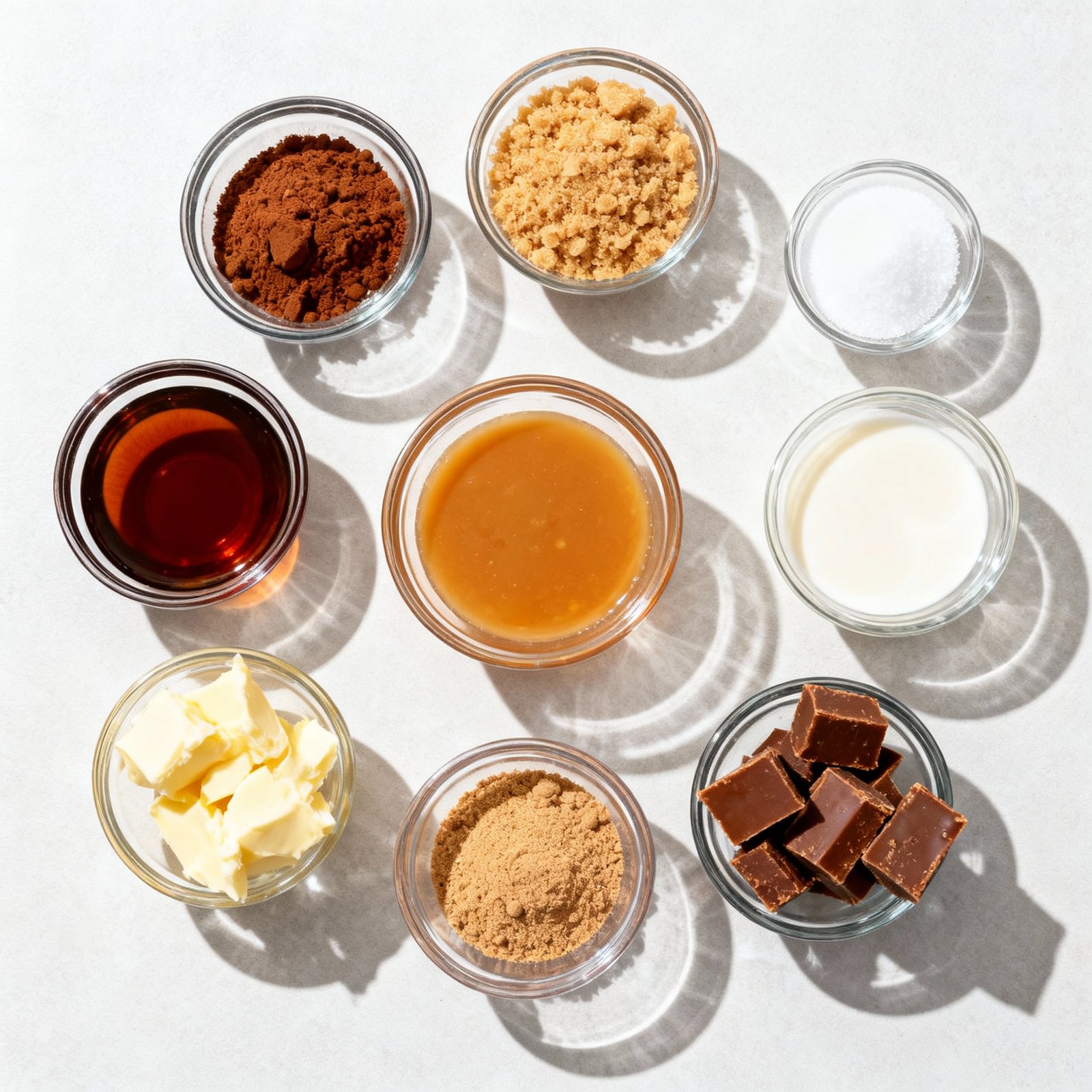 Penuche Fudge ingredients
