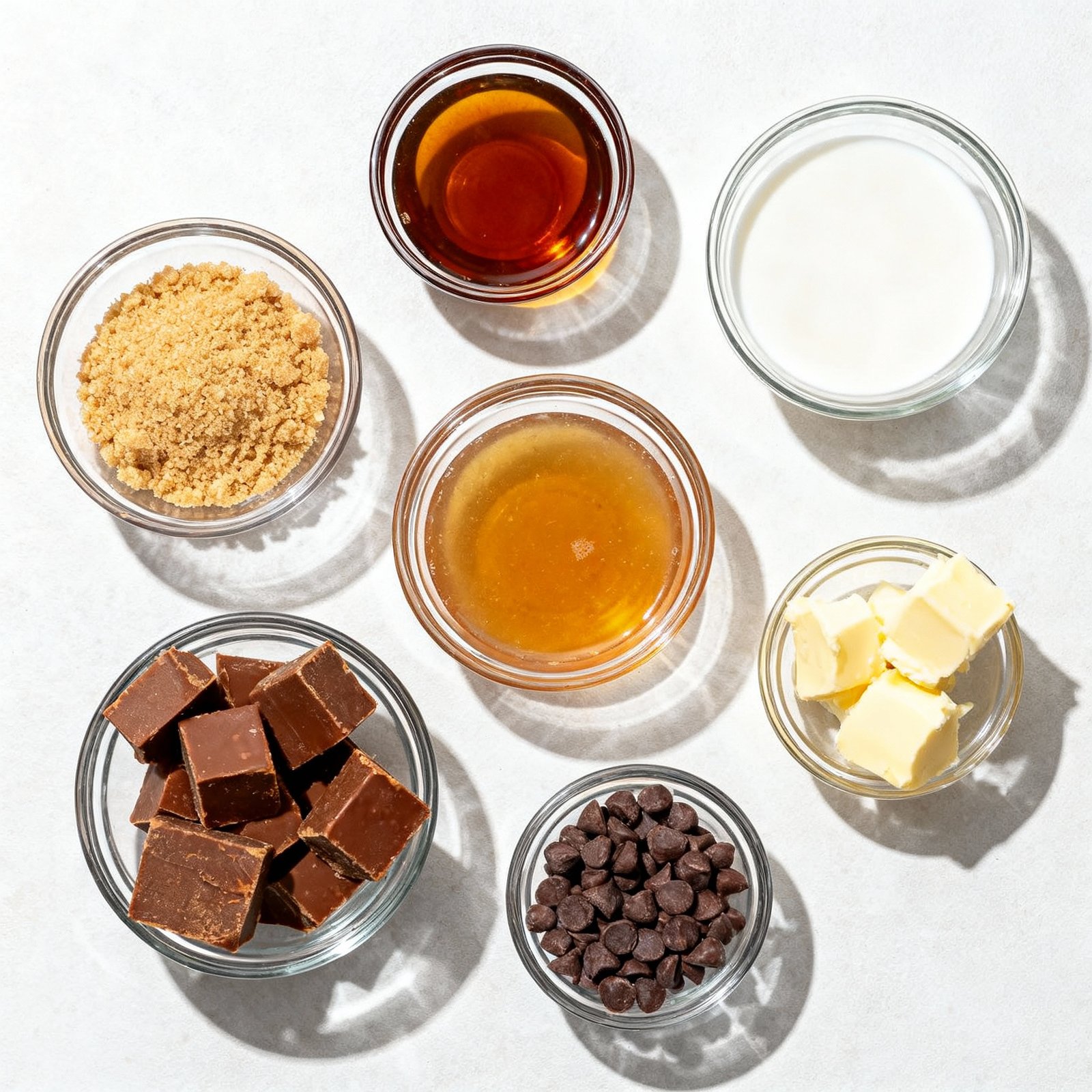Penuche Fudge ingredients