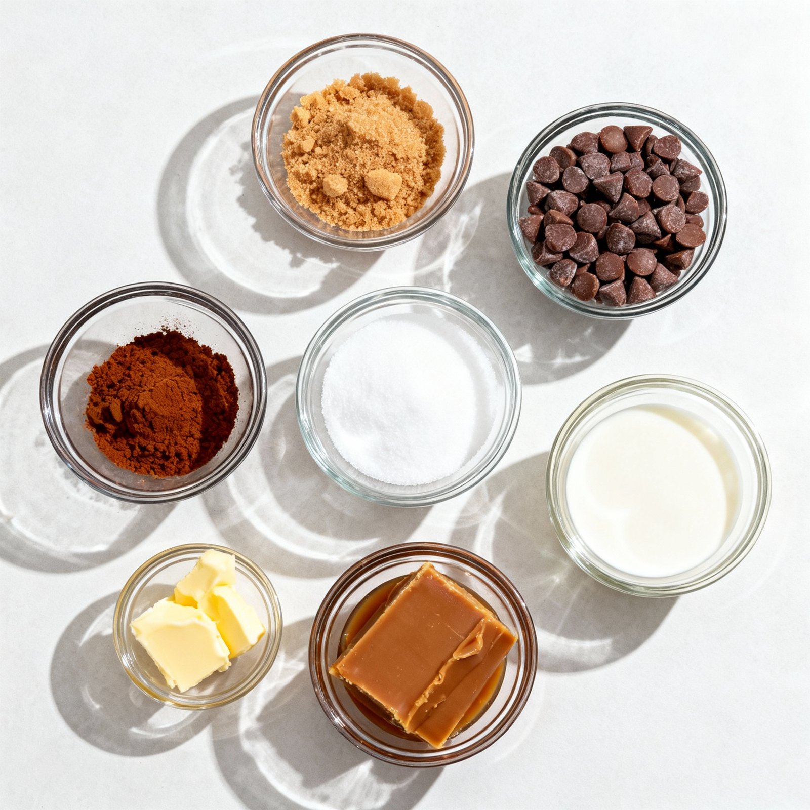Penuche Fudge ingredients