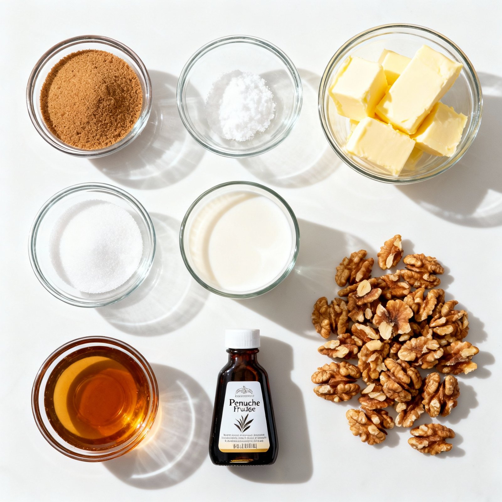 Penuche Fudge ingredients