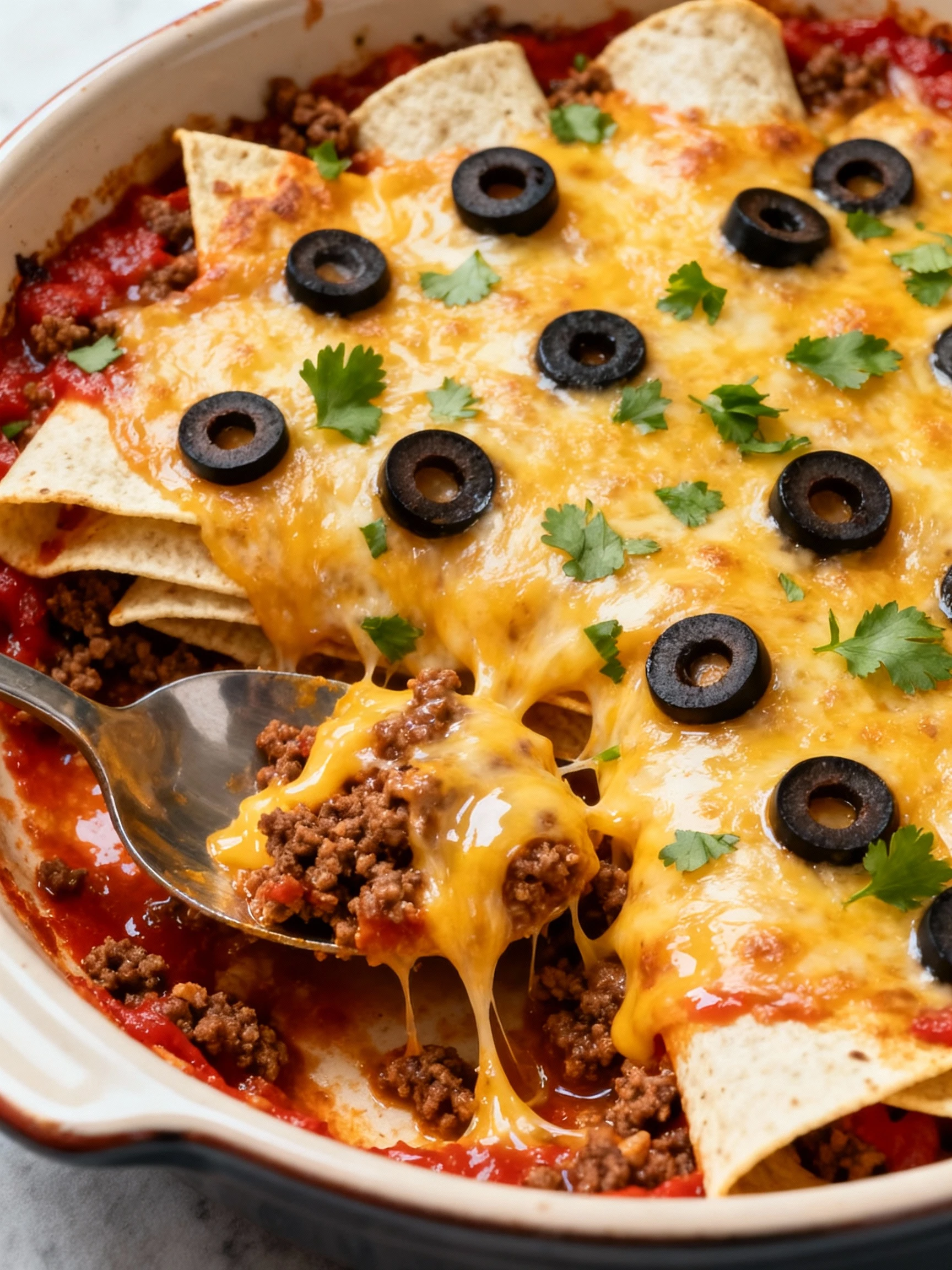 Enchilada Casserole finished