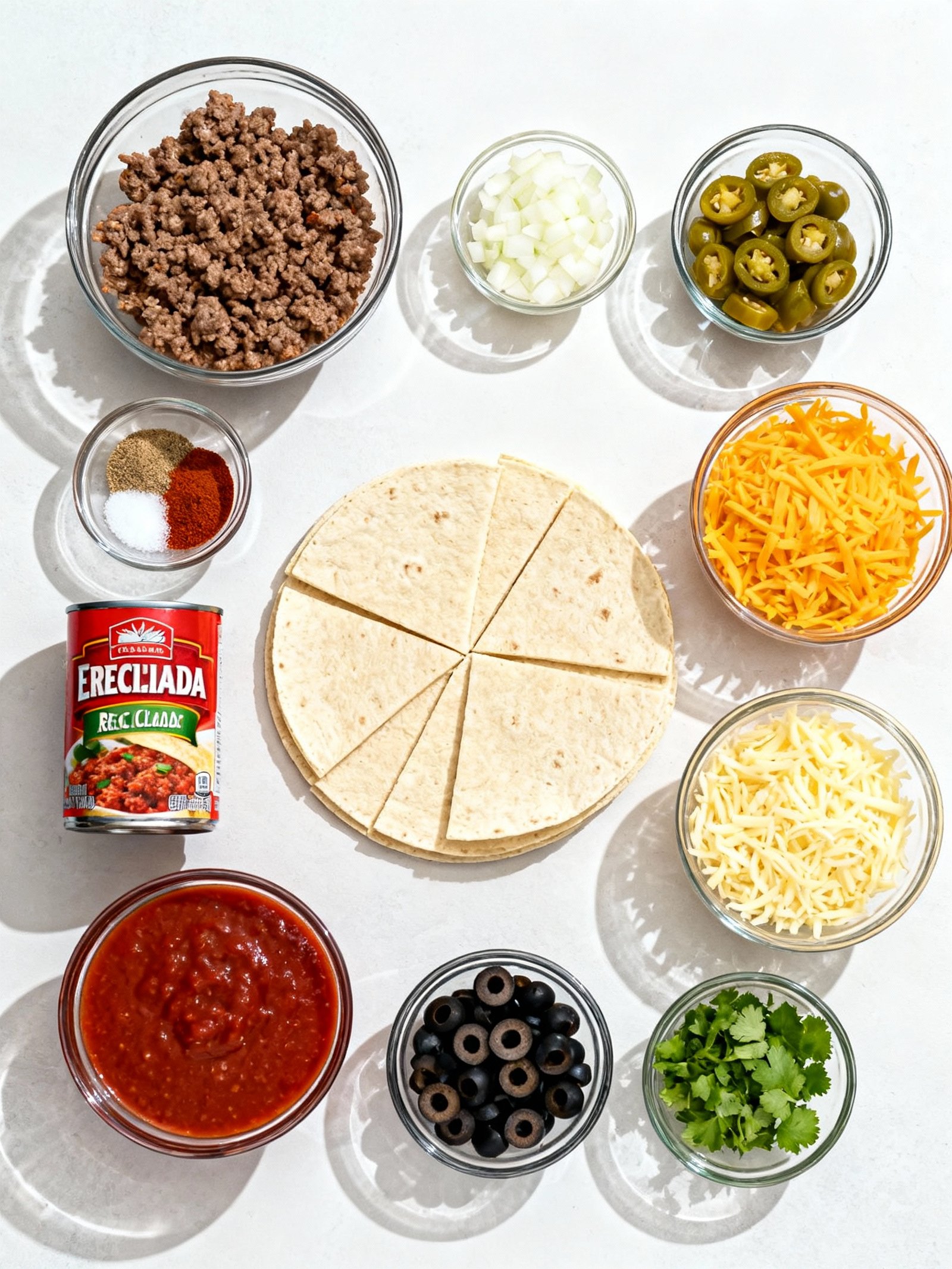 Enchilada Casserole ingredients