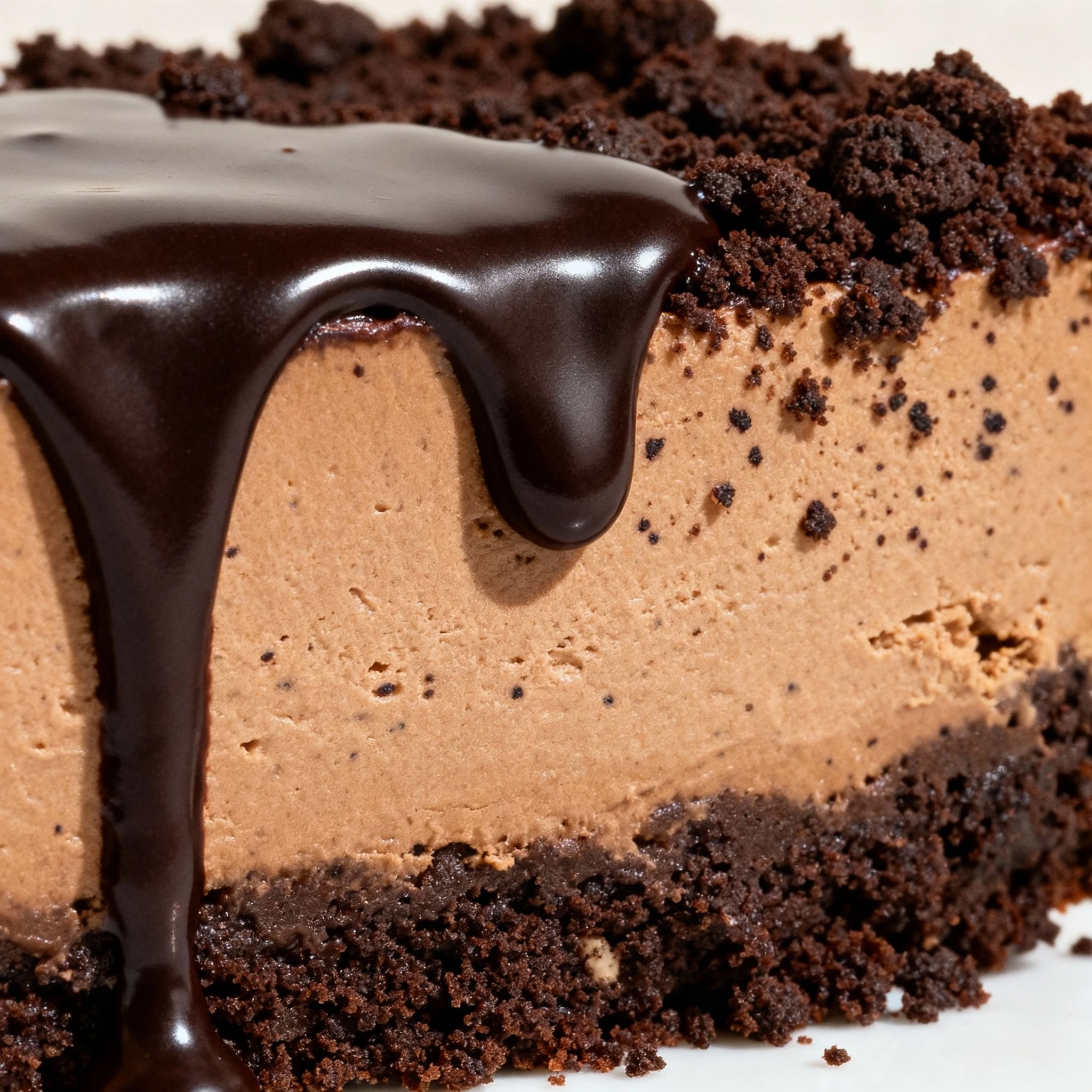 This decadent Espresso Cheesecake is the perfect dessert for coffee and chocolate lovers finished