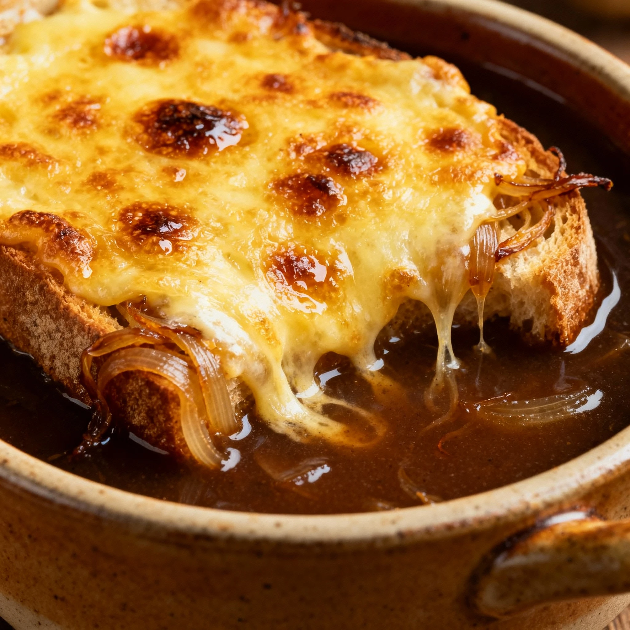 French Onion Soup finished