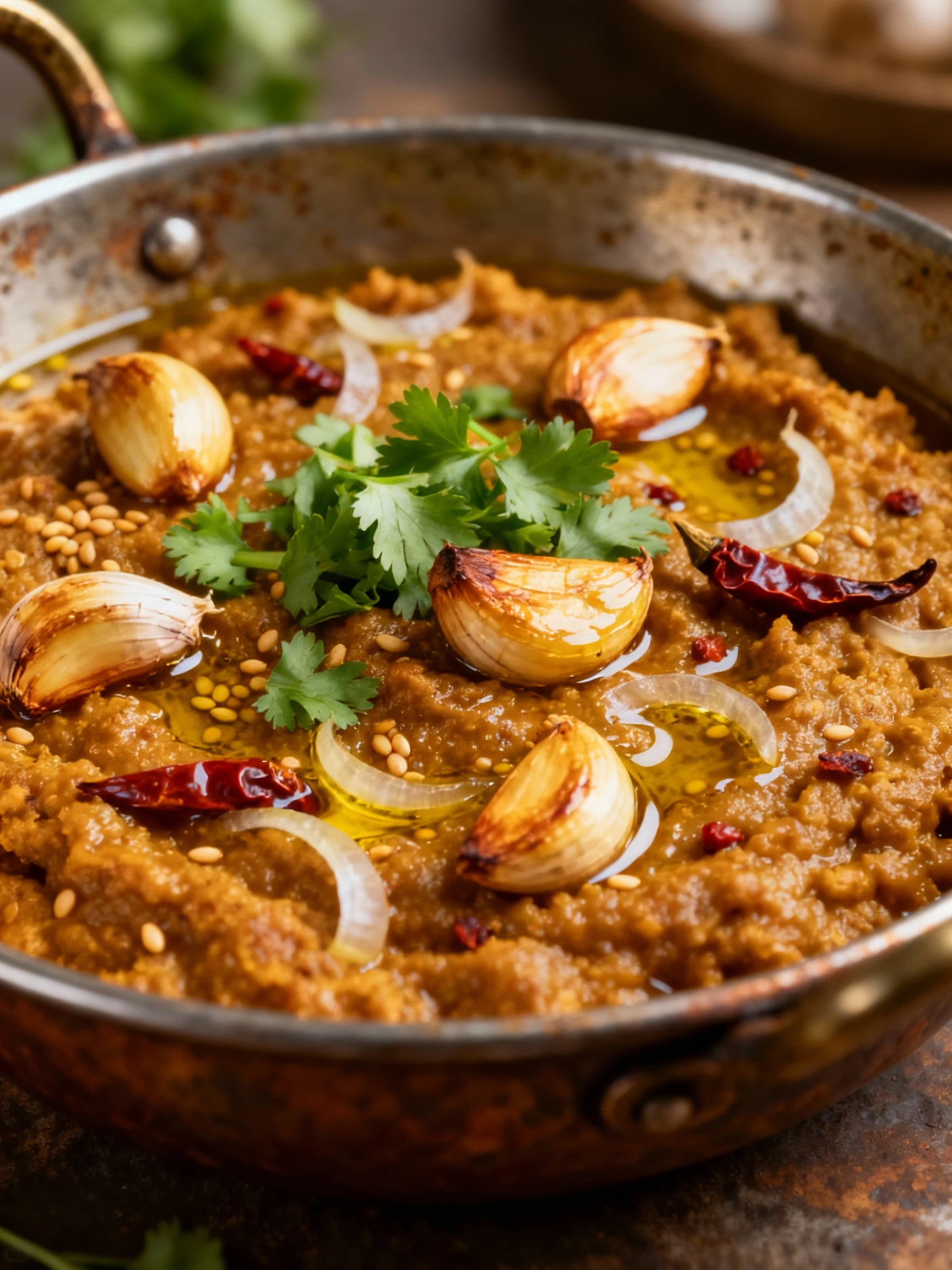 Garlic Bharta ASMR Cooking #shorts #asmr #recipe #food #indianasmrworld #streetfood finished