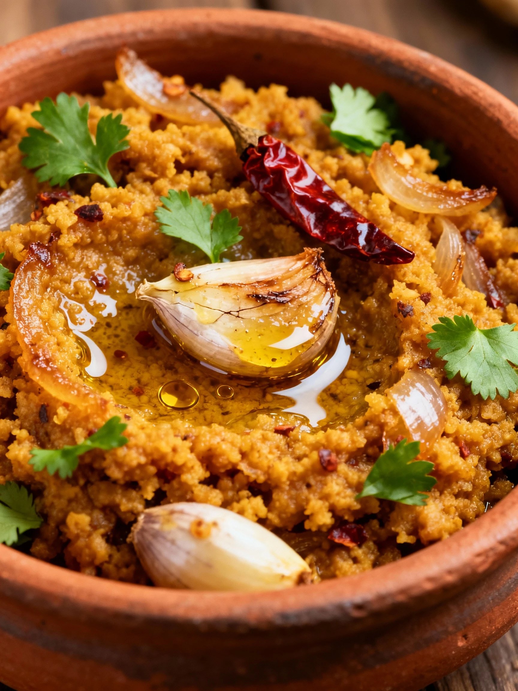 Garlic Bharta ASMR Cooking #shorts #asmr #recipe #food #indianasmrworld #streetfood finished